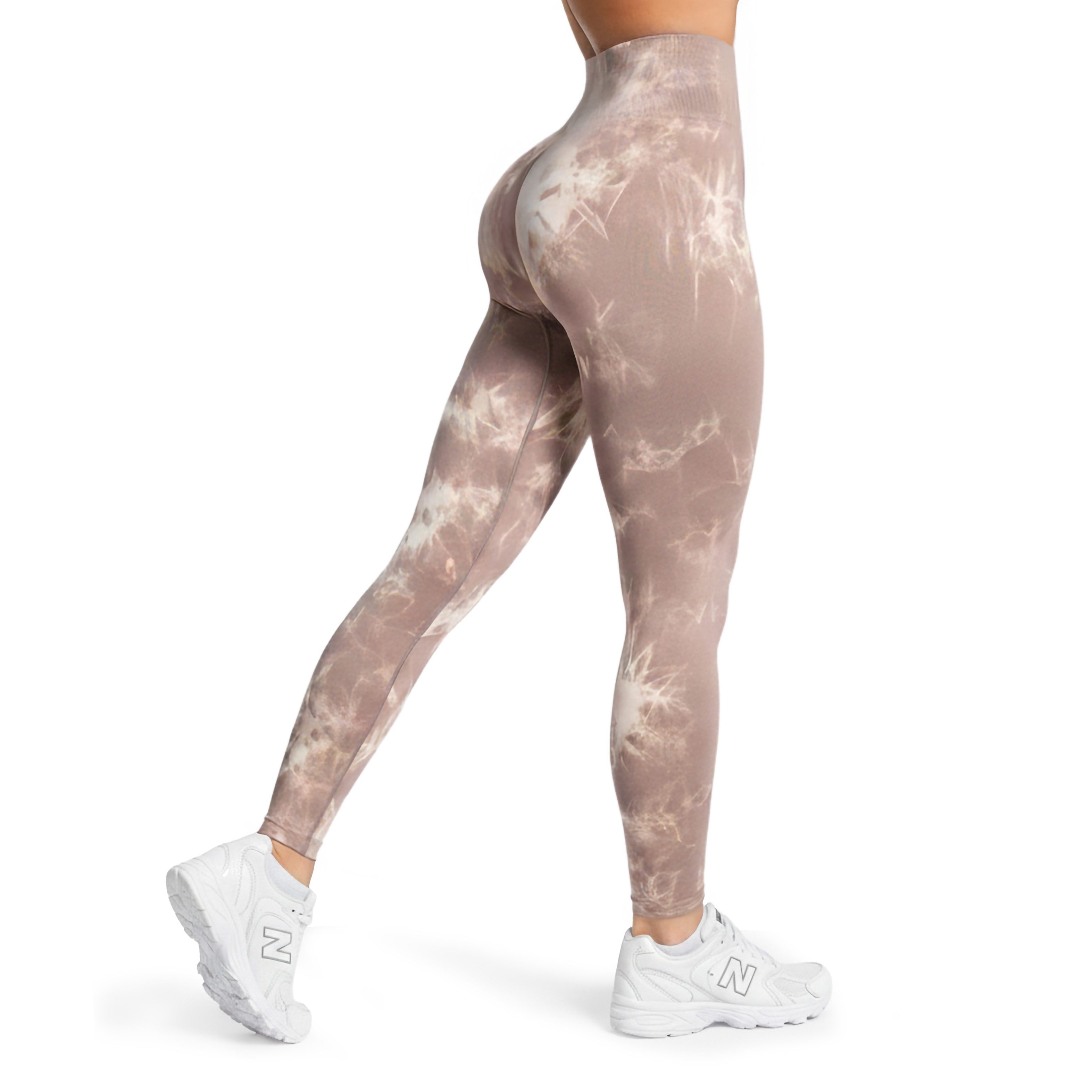 Smilodox Leggings Becci, Seamless High Waist Scrunch Sporthose, Batik-Effek günstig online kaufen