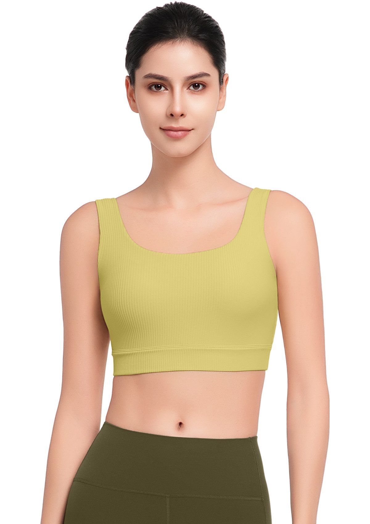 Yvette Yogatop Sport-BH ohne bügel Herausnehmbare Cups, S100637A08