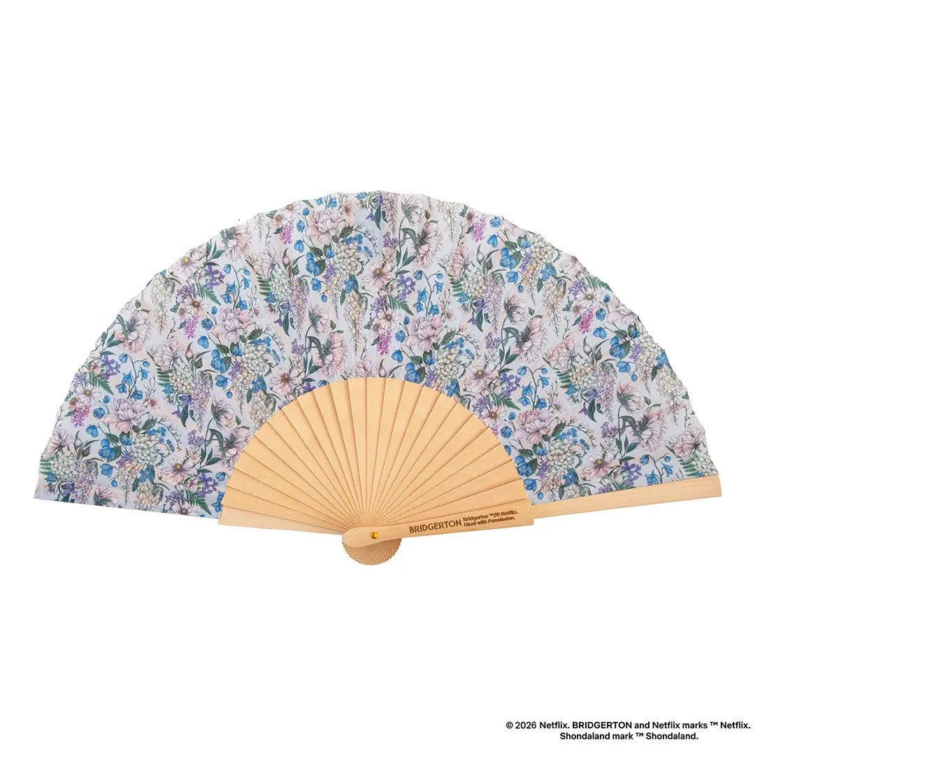 Cinereplicas Handfächer Lis flowers fan - Bridgerton, (1-tlg)