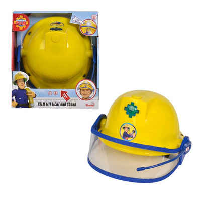 Feuerwehrmann Sam Spielzeug-Helm »Feuerwehrhelm mit Licht & Sound Feuerwehrmann Sam Kinder Helm mit Headset«