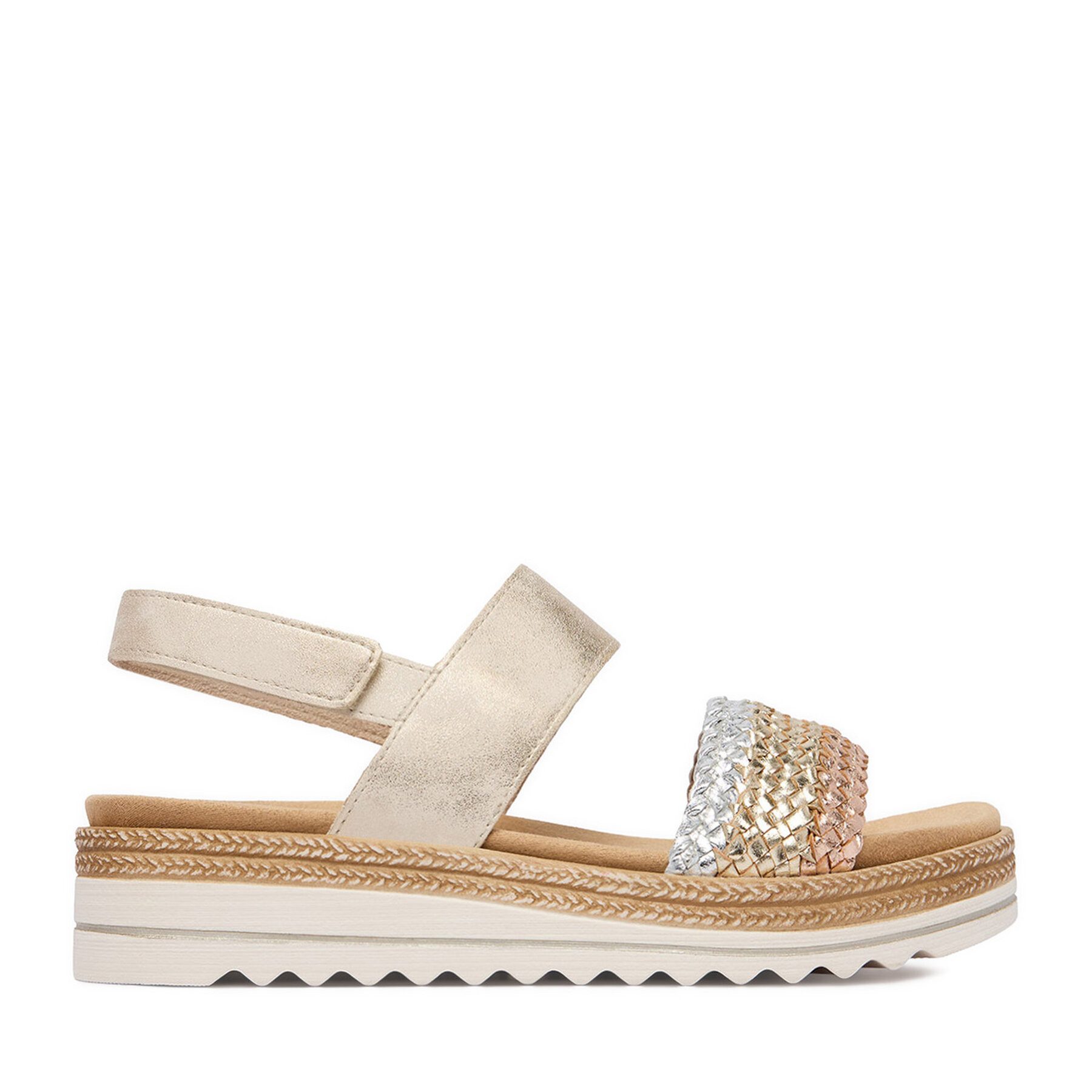 Remonte Remonte Damen-Sandalen Gold Sandale