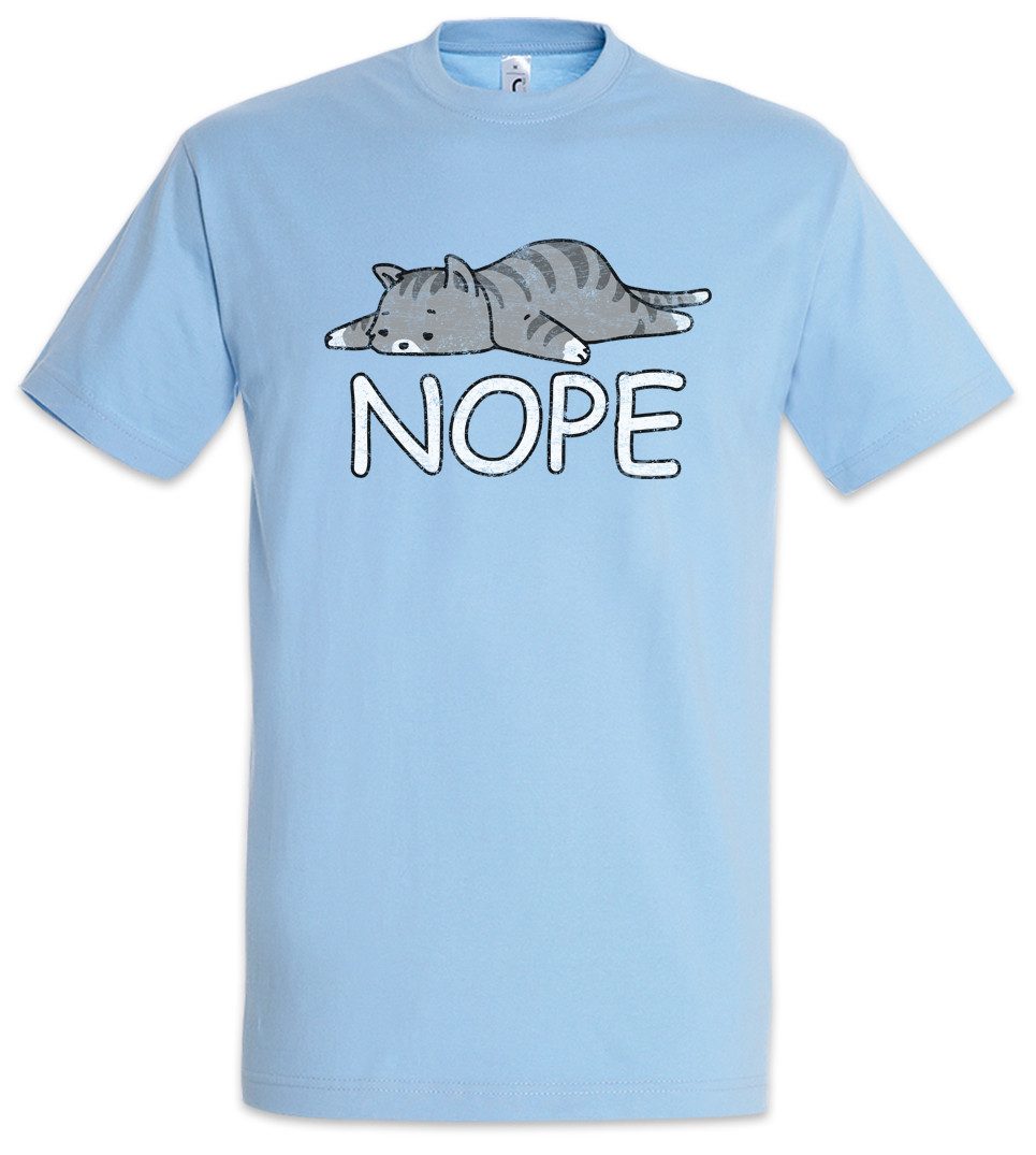 Urban Backwoods Print-Shirt Nope Cat Herren günstig online kaufen