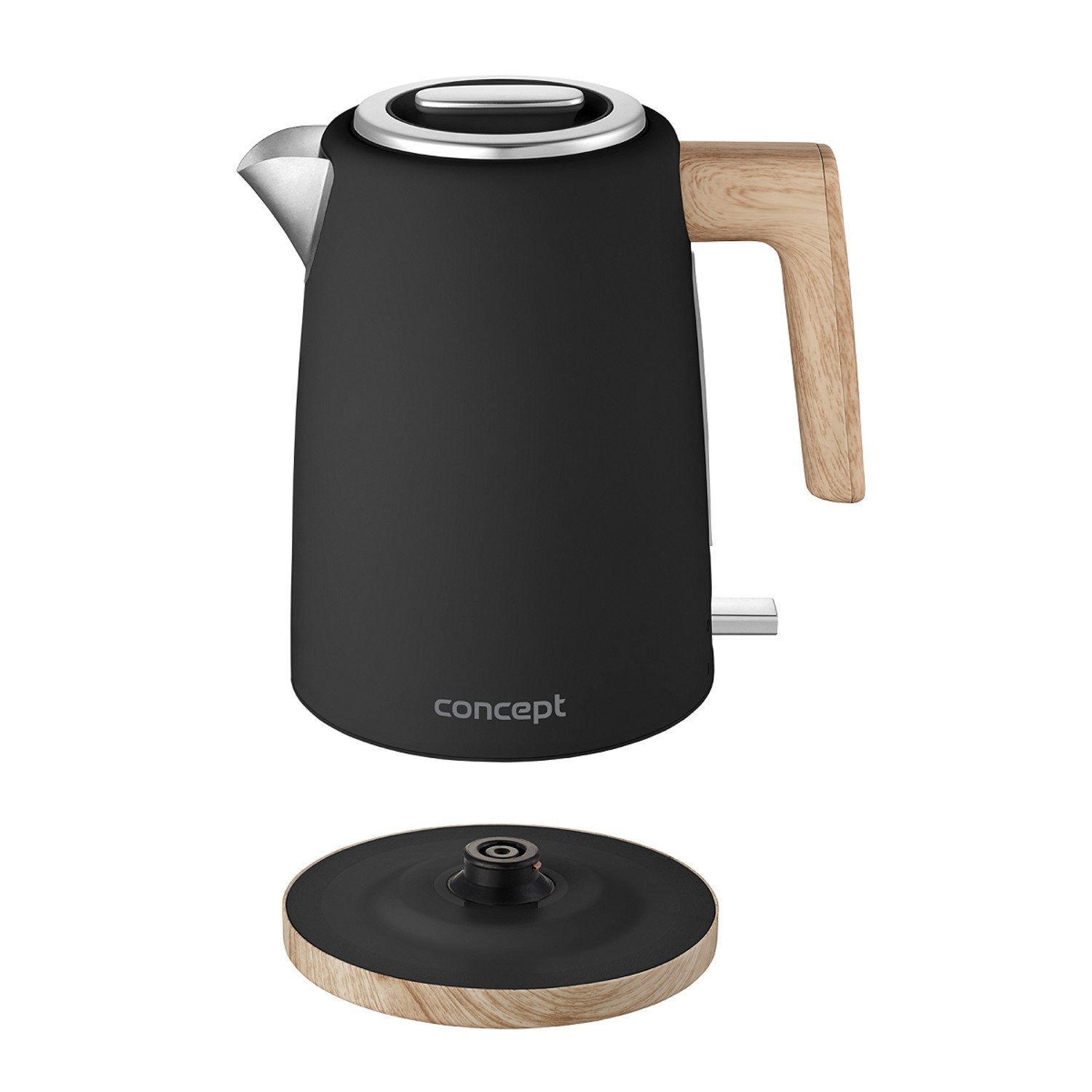 Concept Wasserkocher RK3316 ELWOOD, 1.7 l, 2200 W, Elektrischer Wasserkocher 1.7L 2200W