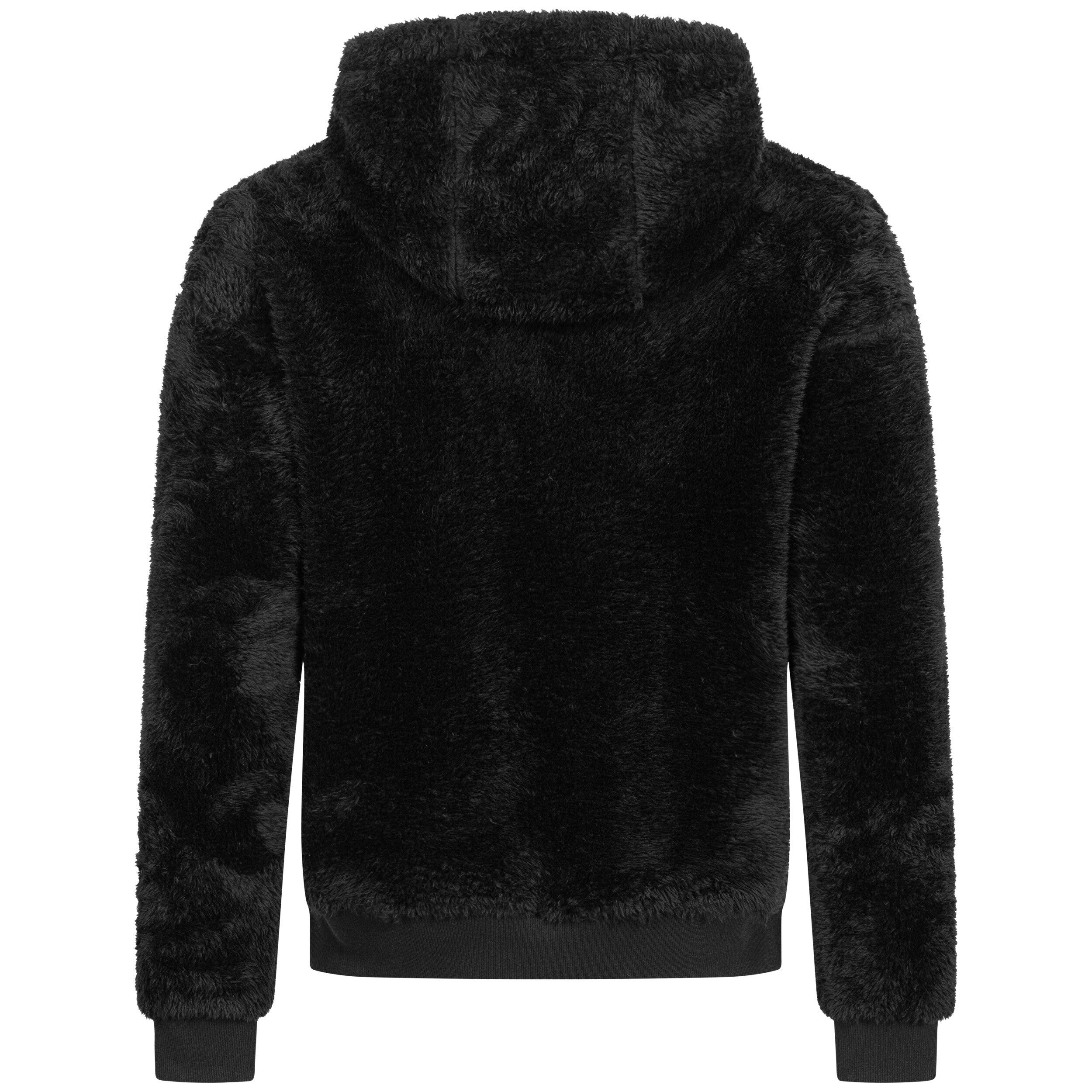 Höhenhorn Hoodie Bärg Teddyfleece Herren Kapuzen Pullover für Männer Hoody Sweatshirt