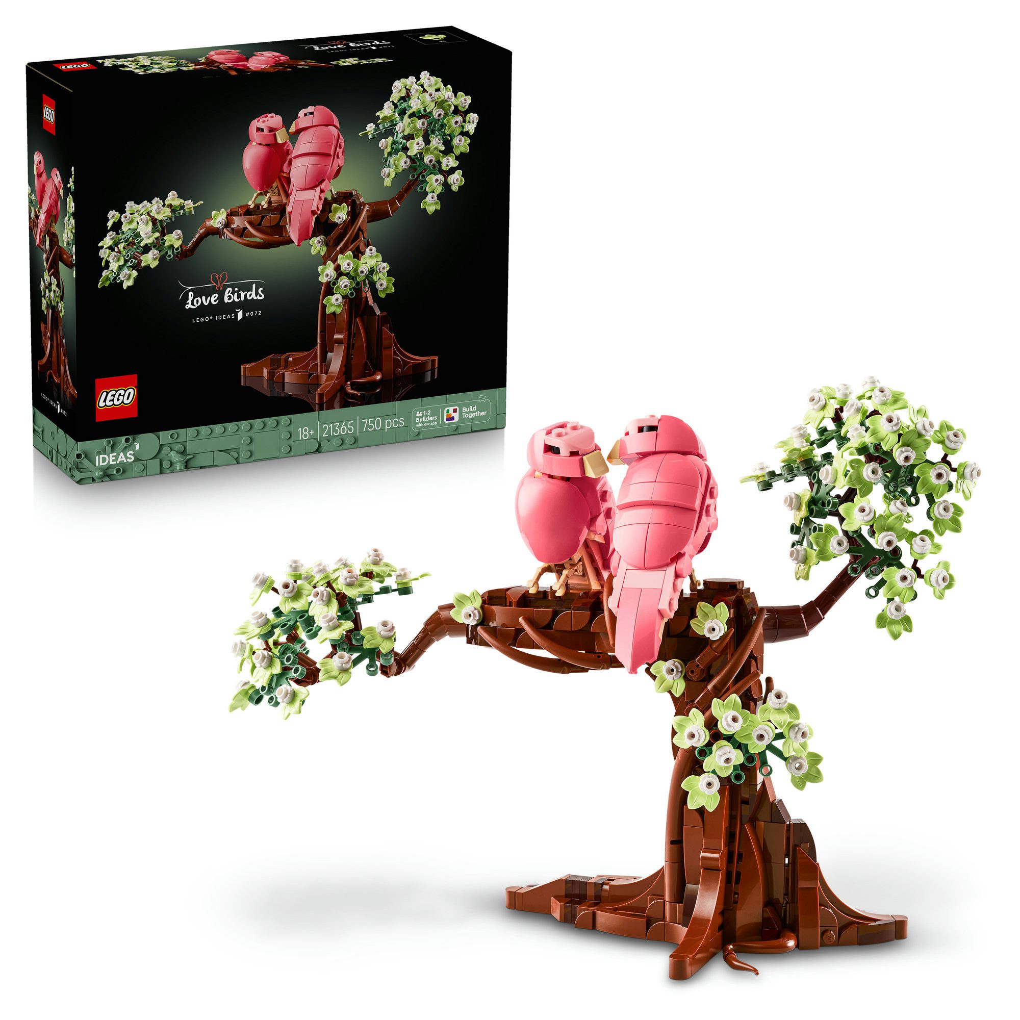 LEGO® Turteltauben (21365), LEGO Ideas Konstruktionsspielsteine, (750 St), Exklusives Set