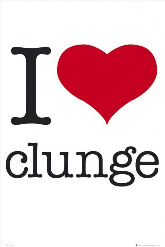 Poster I Love - Poster - Clunge