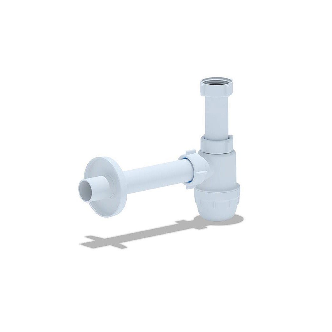 Planetmöbel Ablaufgarnitur Siphon aus Kunststoff weiß günstig online kaufen