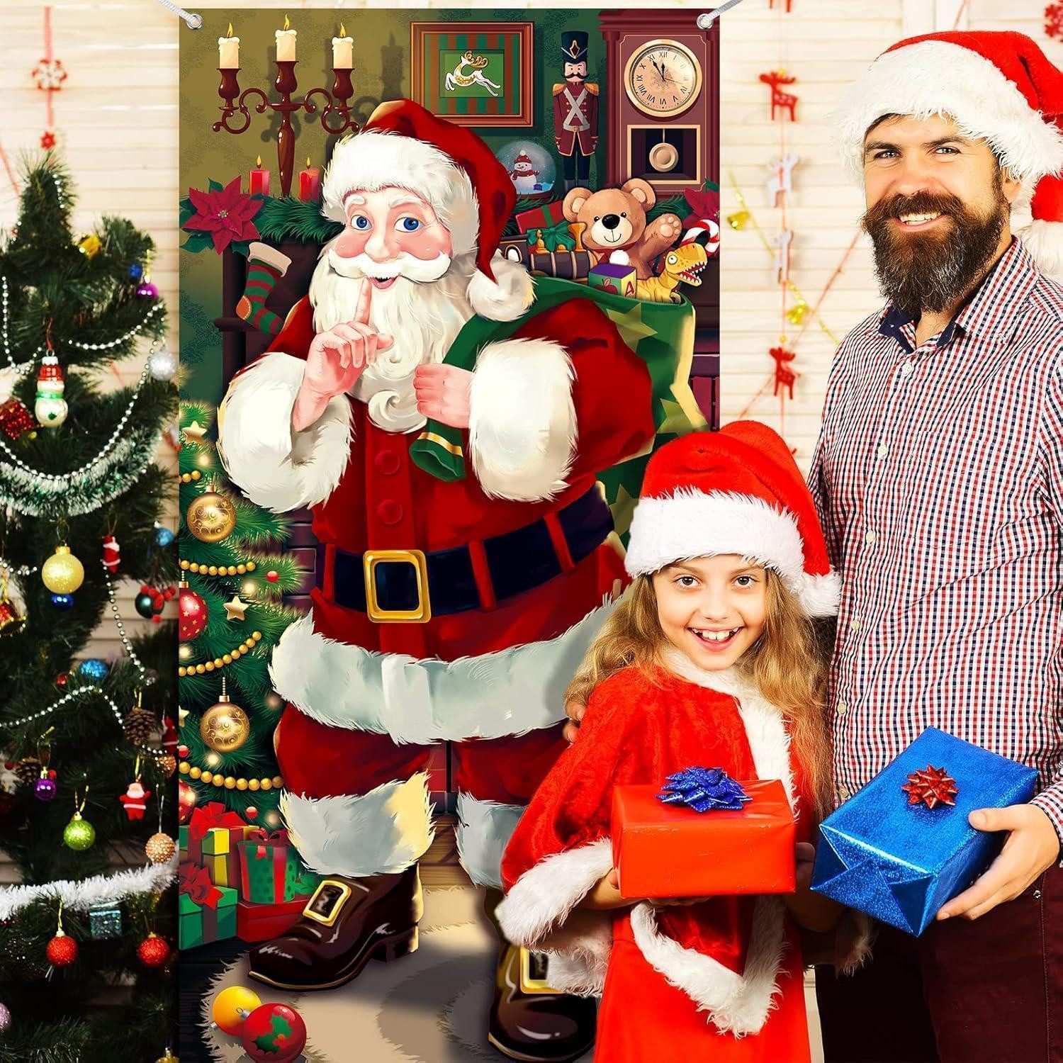 LuxusKollektion Weihnachtsfigur Weihnachten Türabdeckung Hängend Tür Banner Weihnachtsmann – Bild 5 von 5