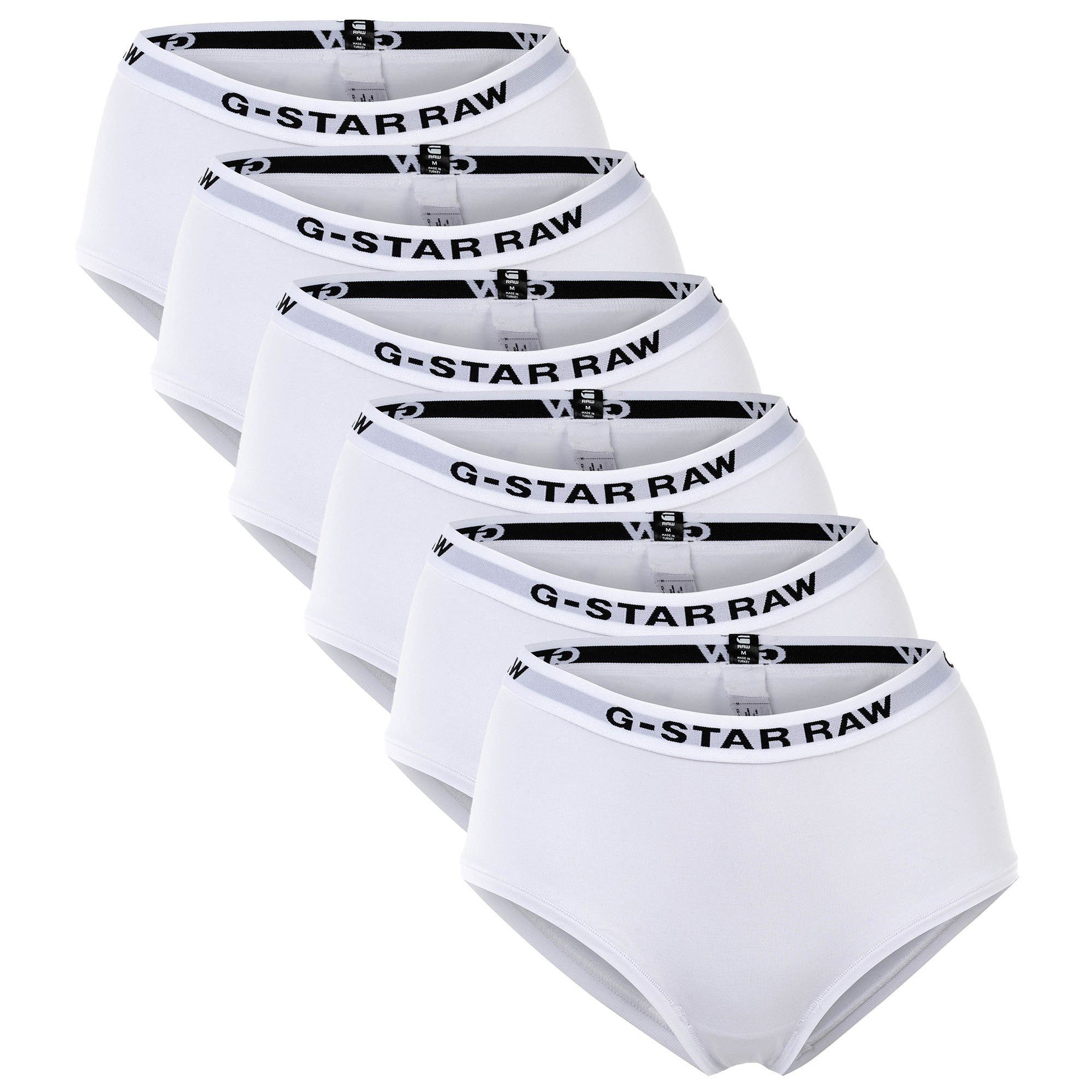 Slip Damen Slip 6er Pack Baumwolle