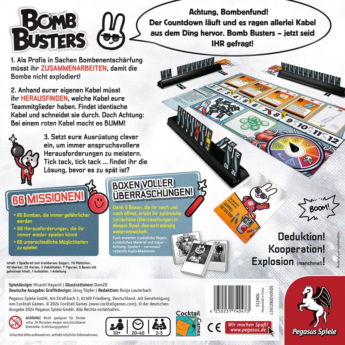 Pegasus Spiele Spiel Bomb Busters (DE) - Strategiespiel