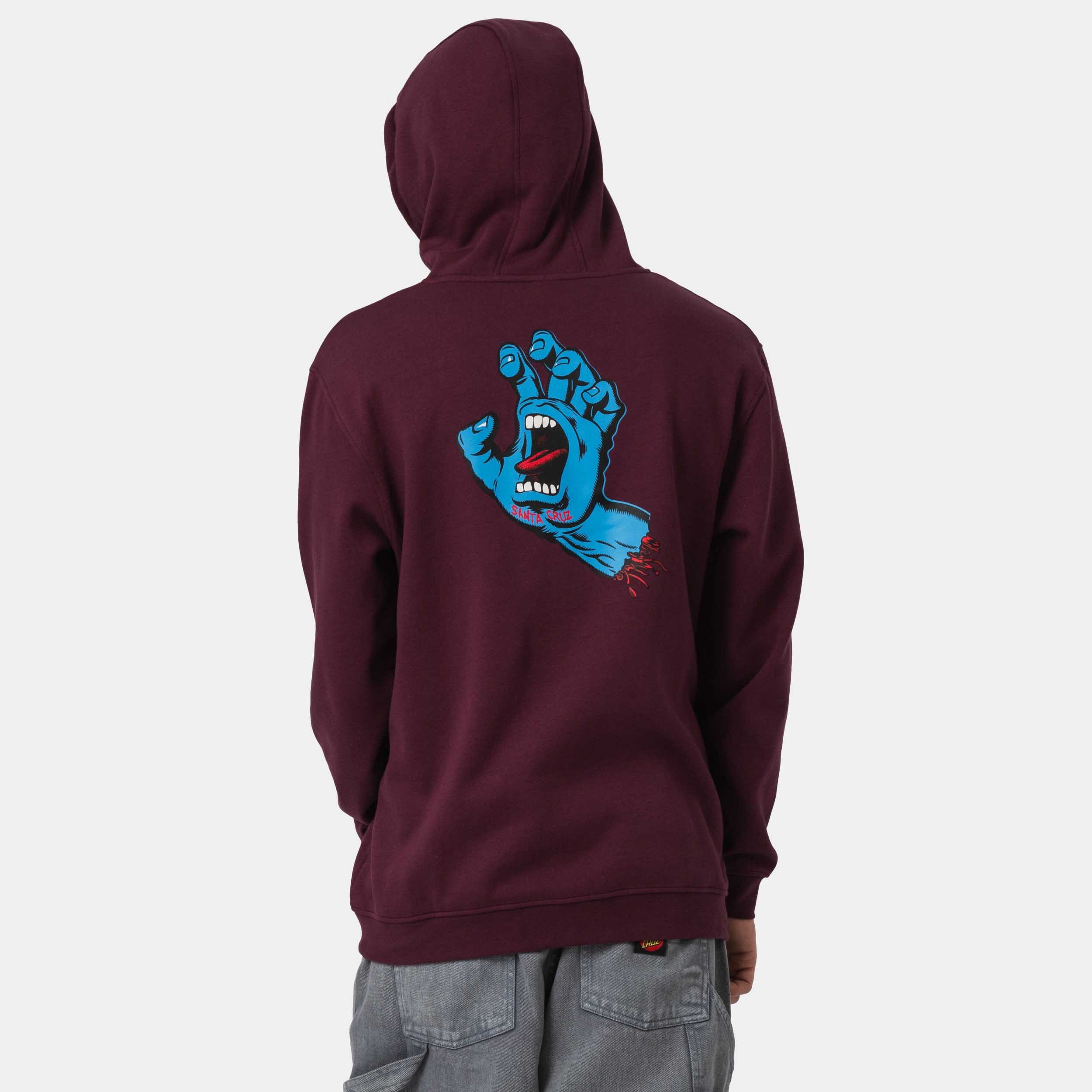 Santa Cruz Hoodie SCREAMING HAND CHEST günstig online kaufen
