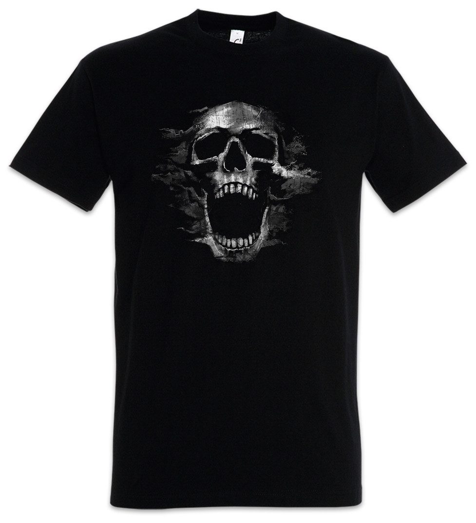 Urban Backwoods Print-Shirt Screaming Skull I günstig online kaufen
