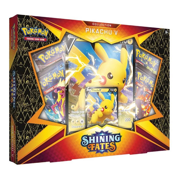 POKÉMON Sammelkarte »Shining Fates Pikachu V Kollektion Box« englisch