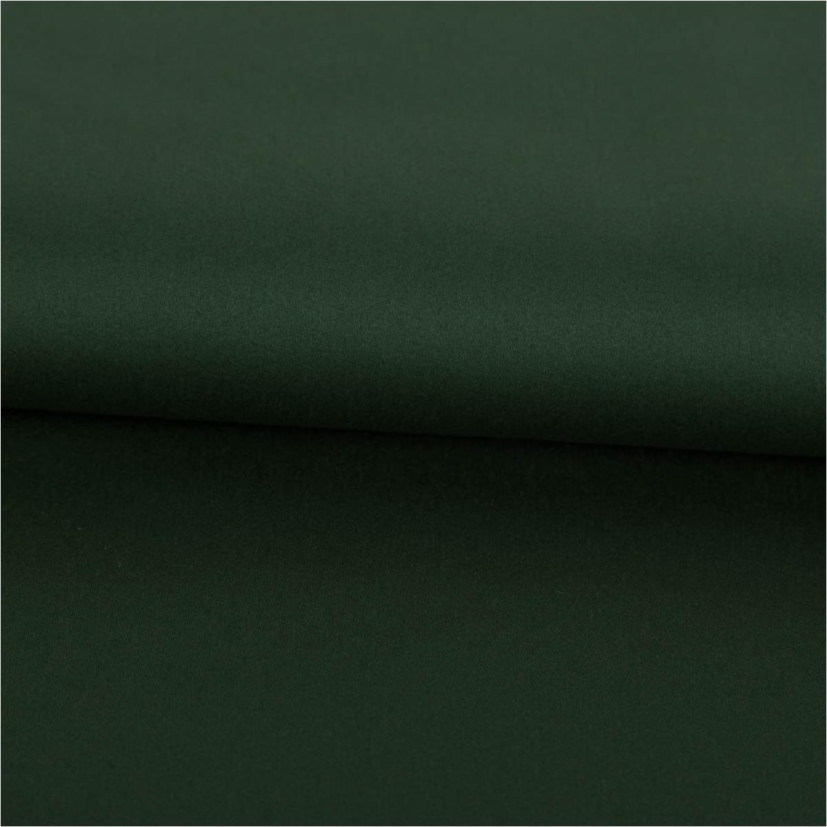 SCHÖNER LEBEN. Stoff Baumwollstoff Meterware Satin Spandex dunkelgrün 146cm, pflegeleicht