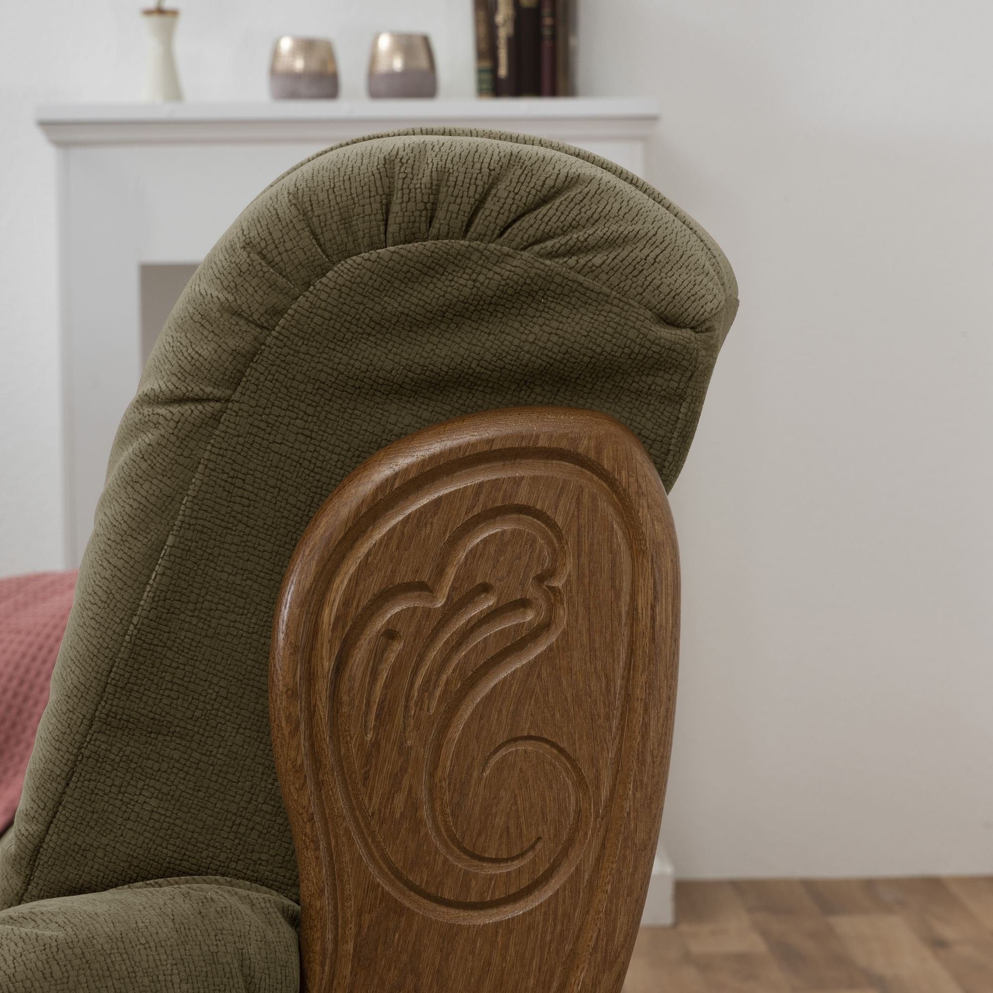 Versand 58 Sitz Sofa Katlin Kessel hochwertig rustik, Flockstoff inkl. Bezug 1 Kostenlosem Teile, verarbeitet,bequemer Sofa aufm Eiche 3-Sitzer Sparpreis