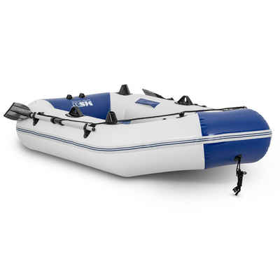 MSW Schlauchboot Schlauchboot Paddelboot aufblasbar blau weiß 235 kg Rutenhalter 3