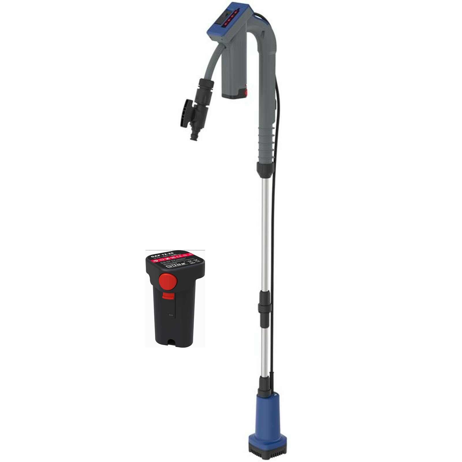 Güde Regenfasspumpe Güde Akku Regenfasspumpe 12V RFP 12-201-04 + Akku und Ladegerät