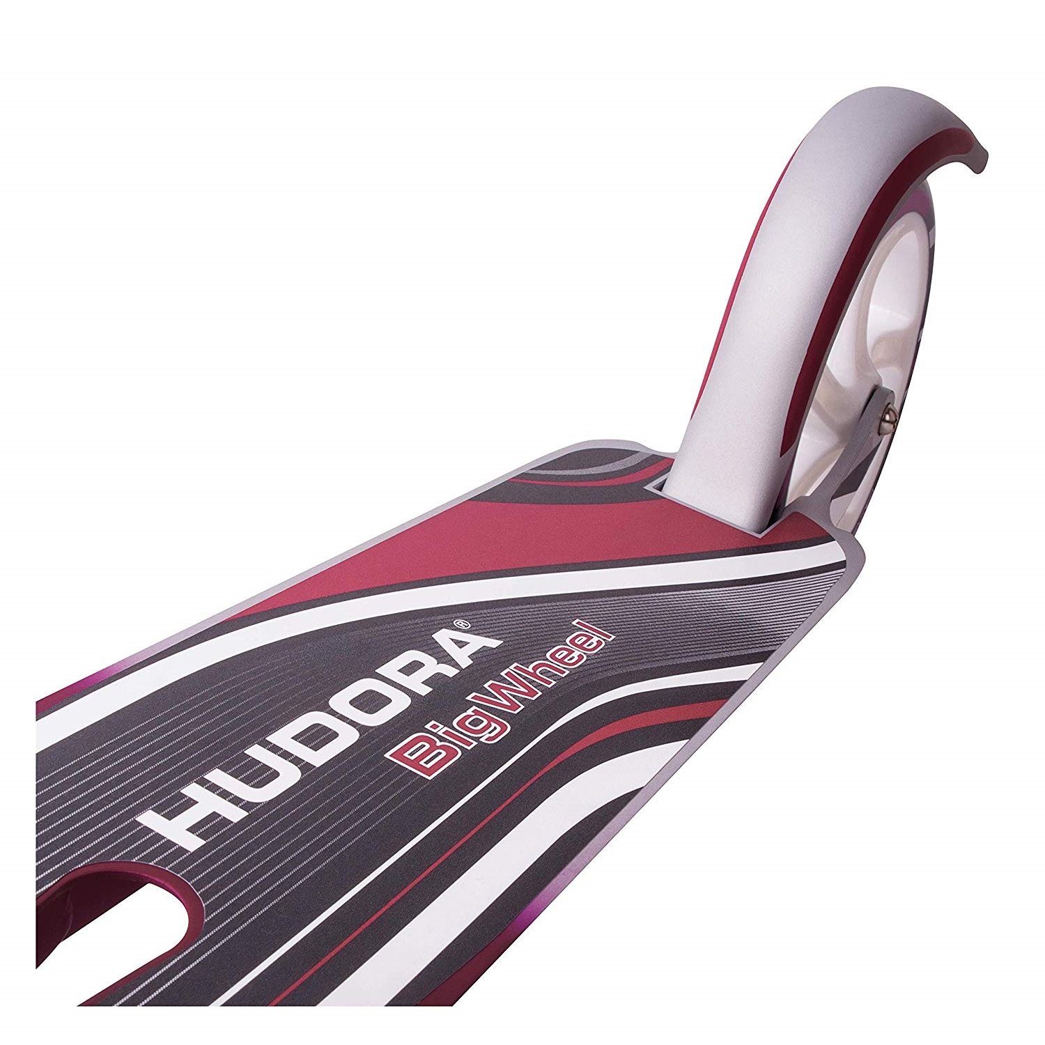 Hudora Scooter 14764/01 Big Wheel 205, magenta / silber – Bild 4 von 5