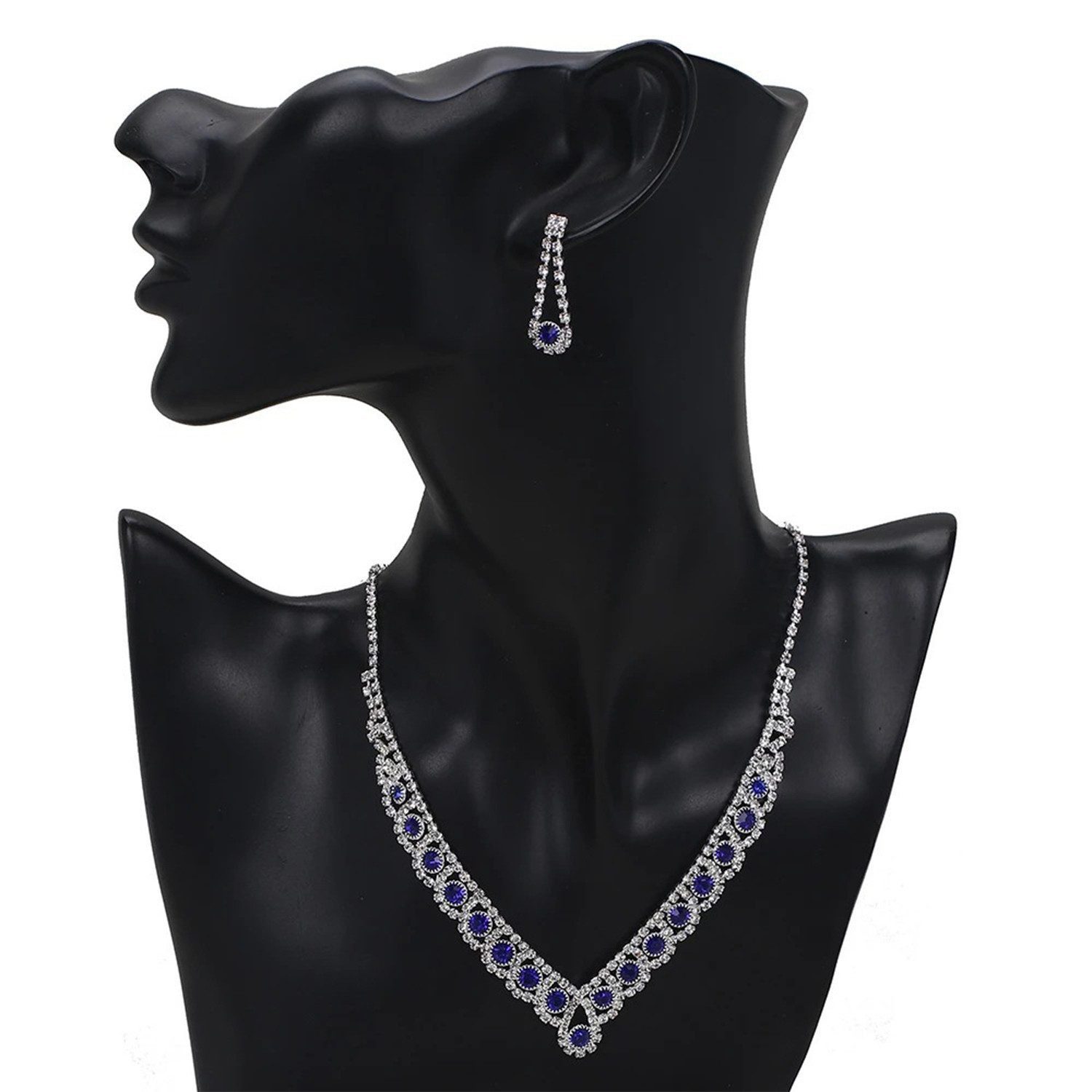 ibettertec Schmuckset Damen Glitzer Clutch Strass günstig online kaufen