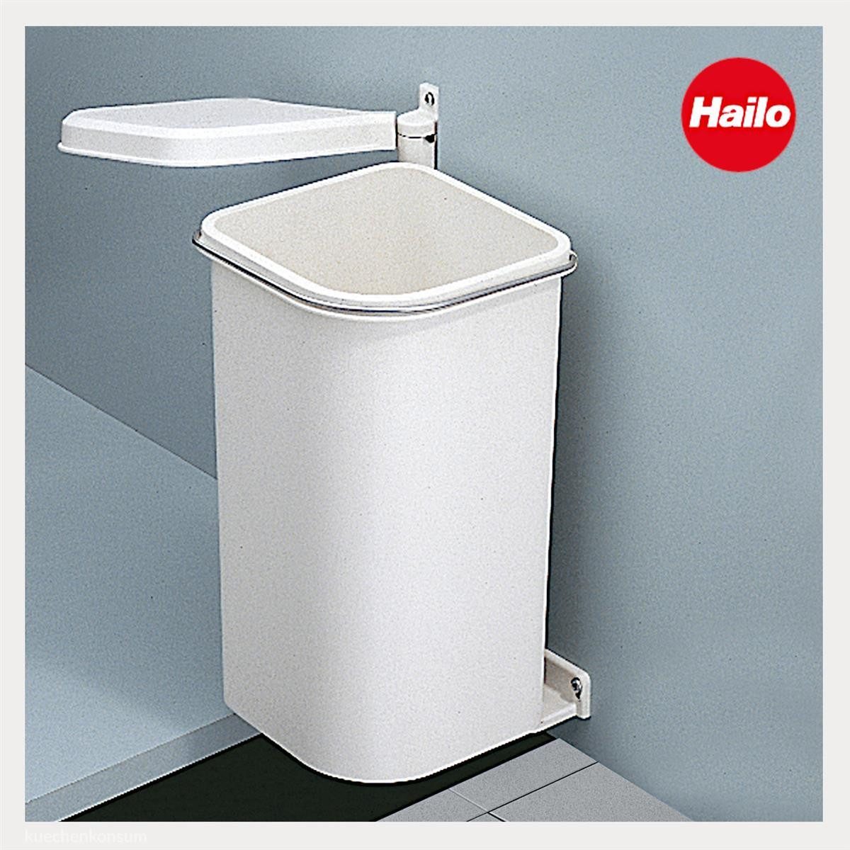 Hailo Einbaumülleimer Hailo Abfallsammler 3505001 MF Swing Pico 5 Liter Weiss, Hailo Abfallsammler 3505001 MF Swing Pico 5 Liter Weiss