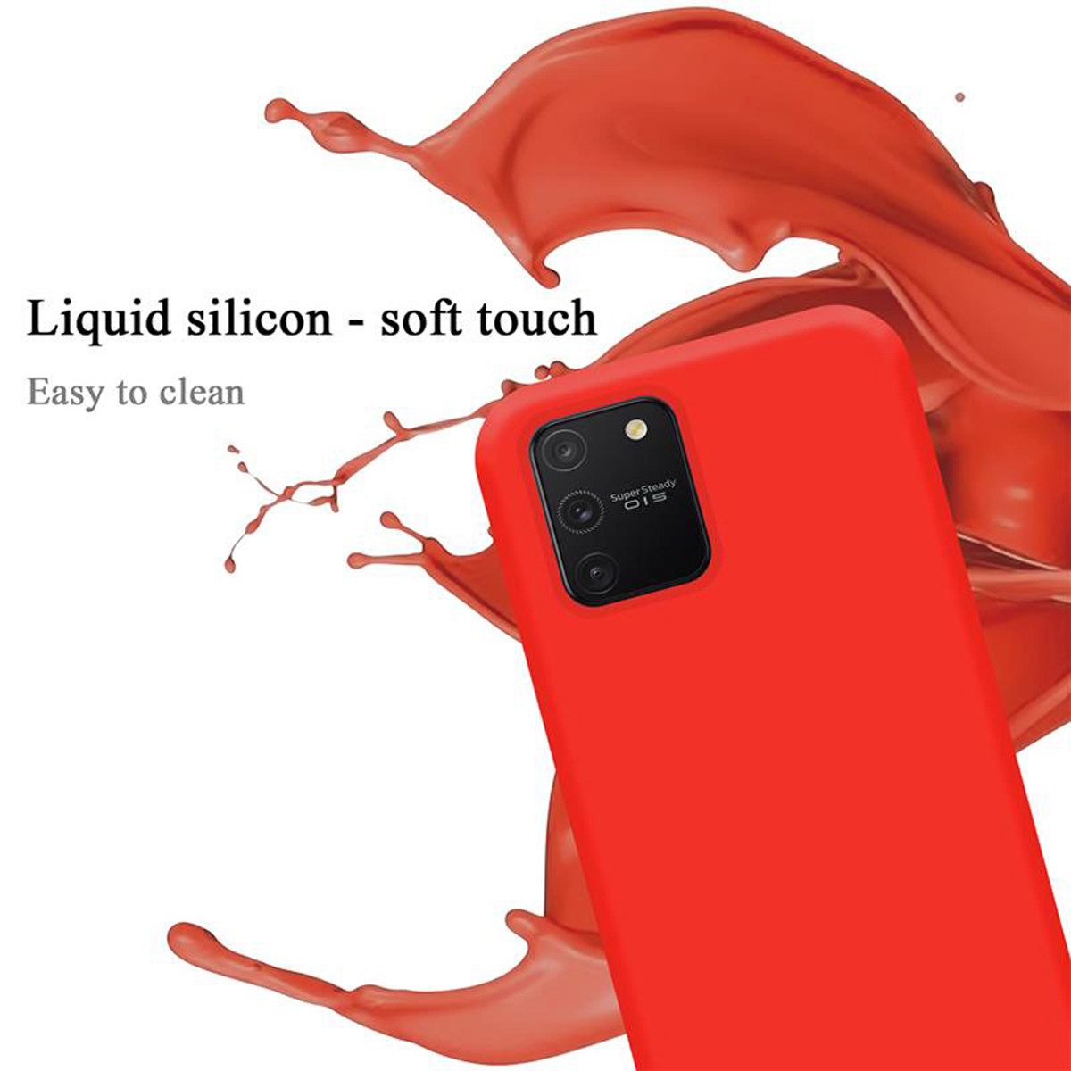 Cadorabo Handyhülle für Samsung Galaxy A91 / S10 LITE / M80s Hülle Samsung Galaxy A91 / S10 LITE / M80s, Flexible Hülle TPU Silikon Schutzhülle Back Cover Case