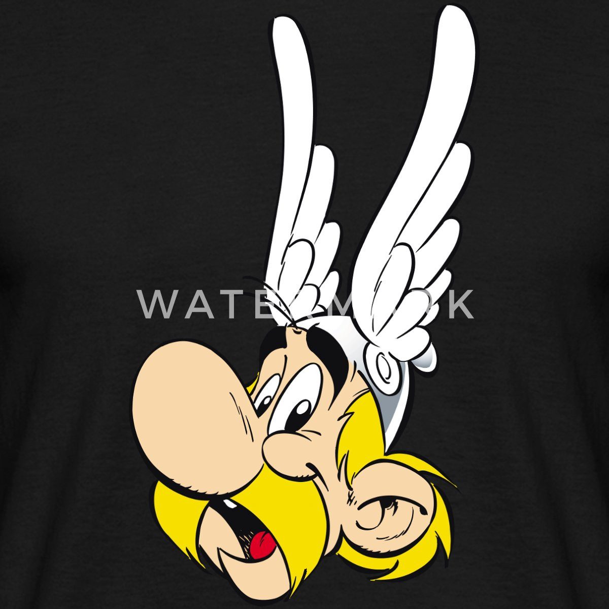 Spreadshirt T-Shirt Asterix & Obelix - Flügelhelm Männer T-Shirt (1-tlg)