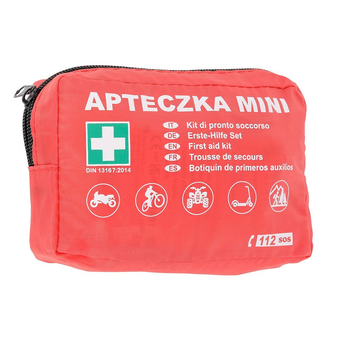 Erste-Hilfe-Set Erste-Hilfe-Set DIN 13164 + Mund-zu-Mund, rot, Erste-Hilfe-Set DIN 13164 + Mund-zu-Mund, rot