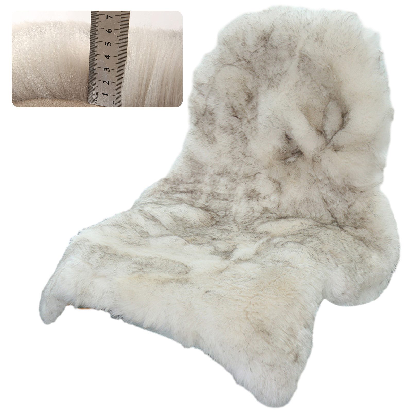 REDOM Fellteppich Kunstfell-Teppich Teppich Schaffell-Optik Schlafzimmertep günstig online kaufen