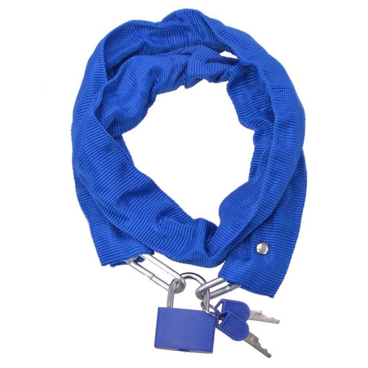 Filmer Multifunktionsschloss Geschütztes Kettenschloss mit Vorhängeschloss & Schlüsseln 800 mm, Sicherheitsstufe 3