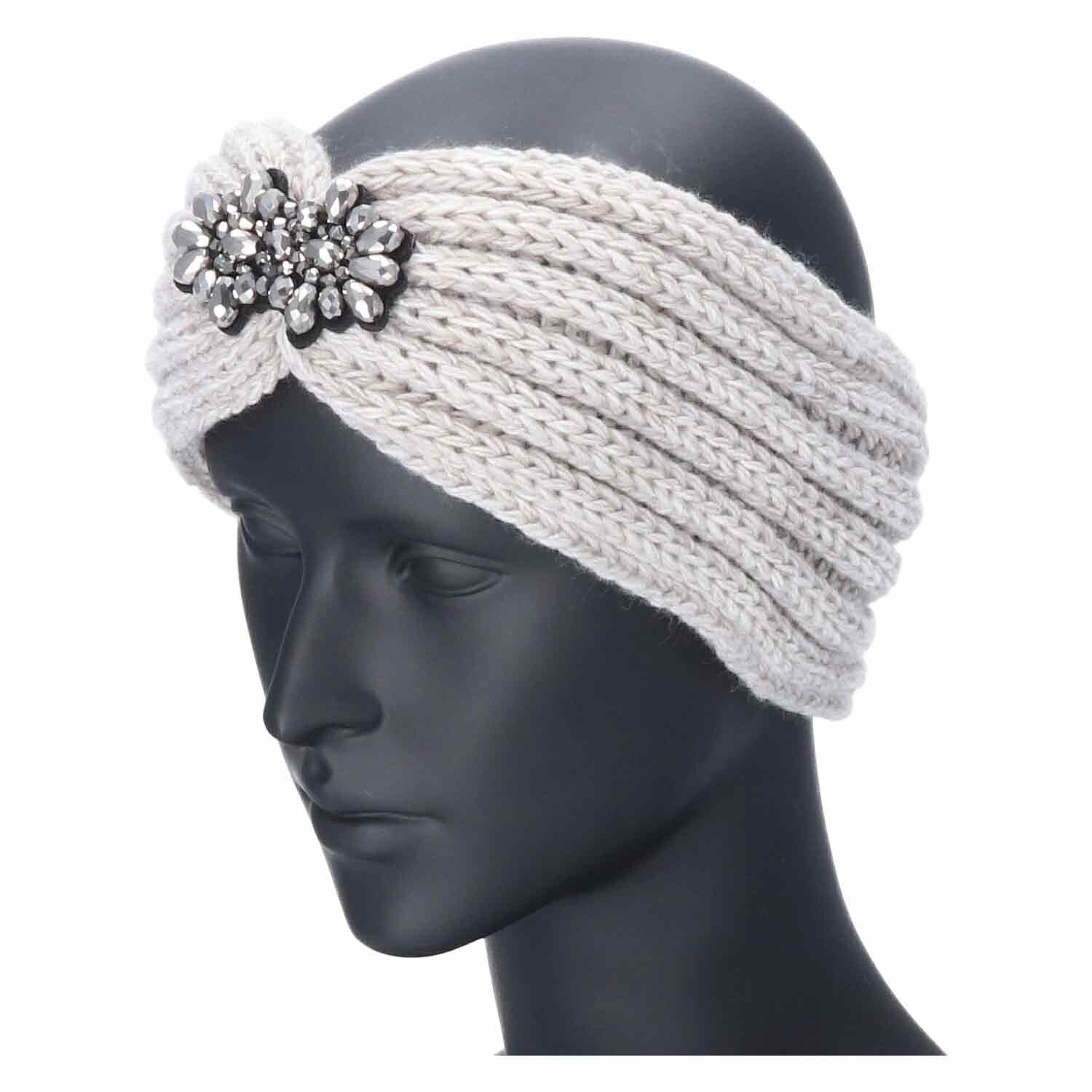 Antonio Strickmütze Antonio Strick Stirnband beige günstig online kaufen