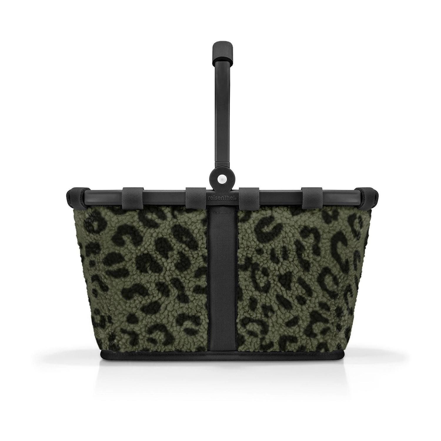 REISENTHEL® Einkaufskorb CARRYBAG XS, Olivgrün, Schwarz, Polyester, 5 l, Aluminium, Faltbar, mit Griff, Wasserabweisend