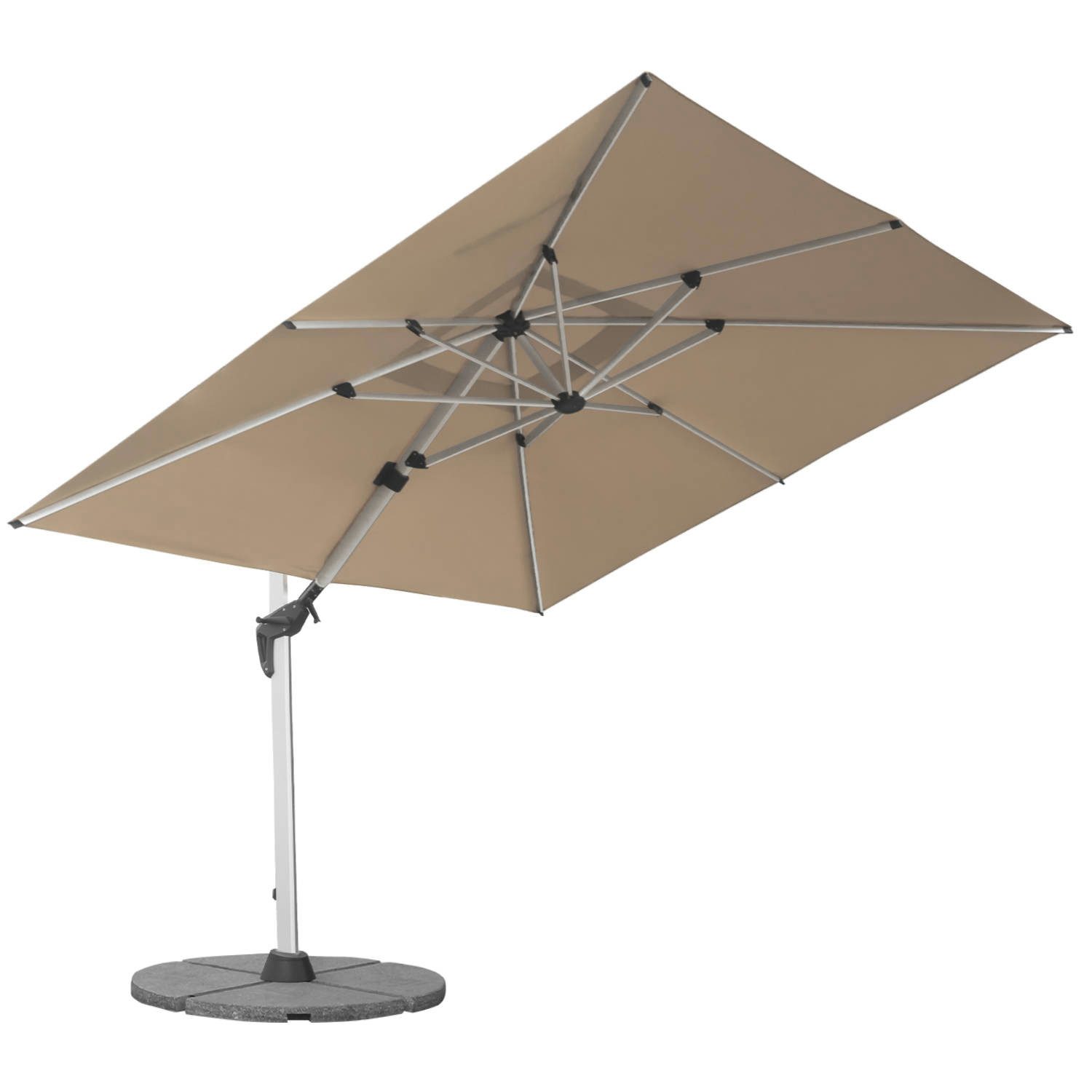anndora-sonnenschirm Ampelschirm aus Aluminium Marktschirm mit günstig online kaufen