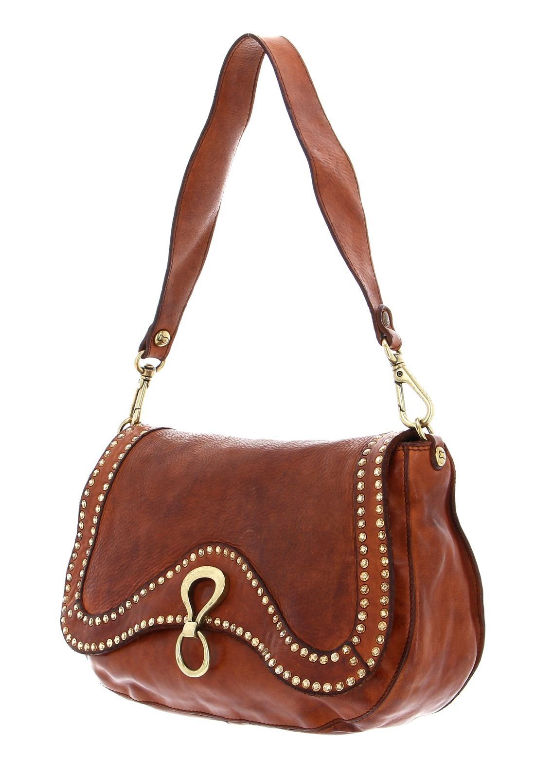 Campomaggi Schultertasche Cognac