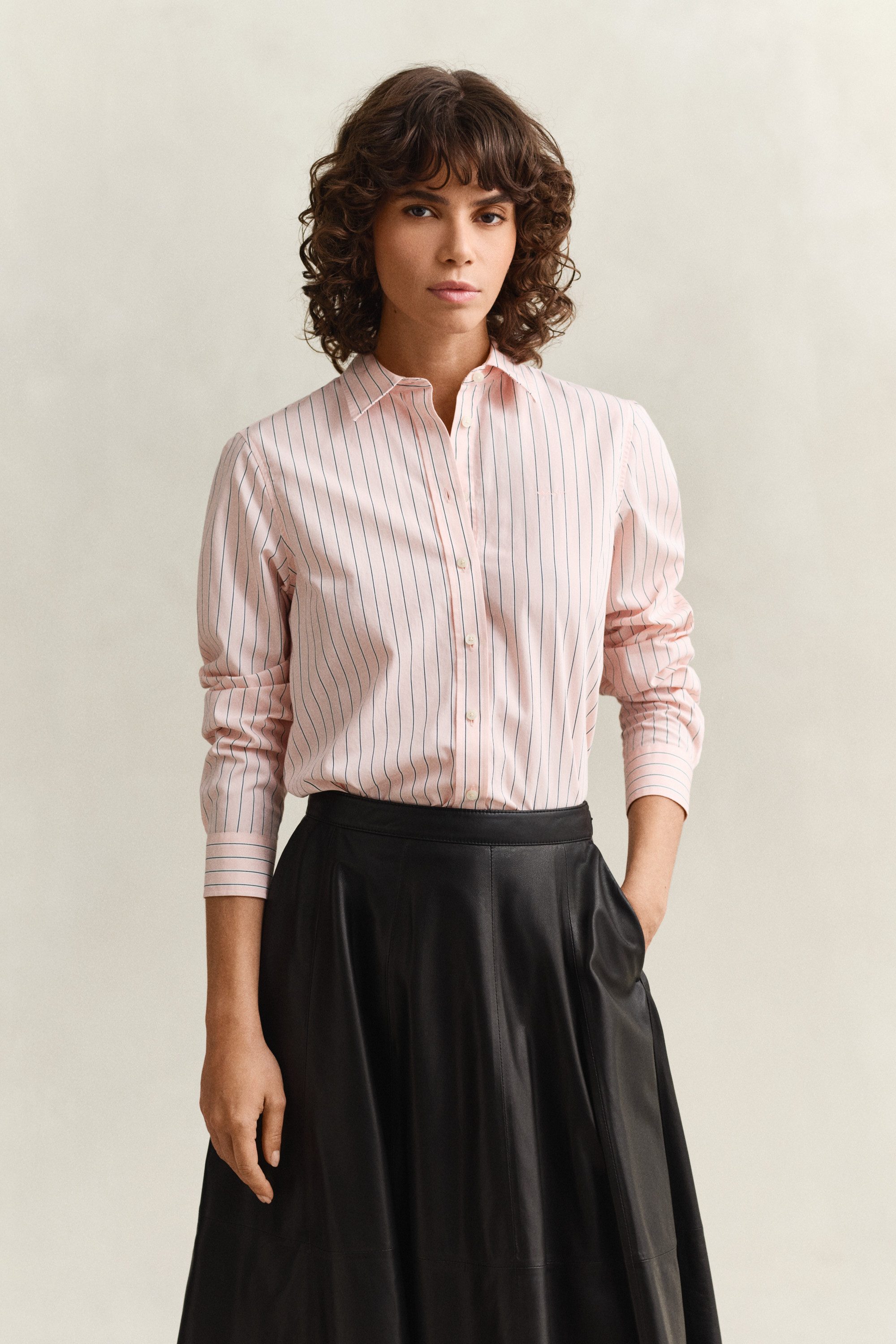 Gant Langarmbluse REGULAR CLASSIC POPLIN STRIPE