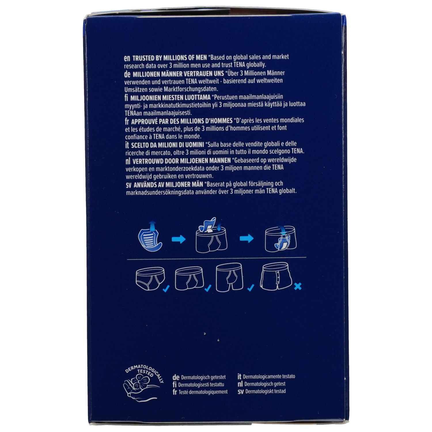 TENA Inkontinenz-Einlage TENA MEN Active Fit Level 0 Inkontinenz Einlagen, 112-St.