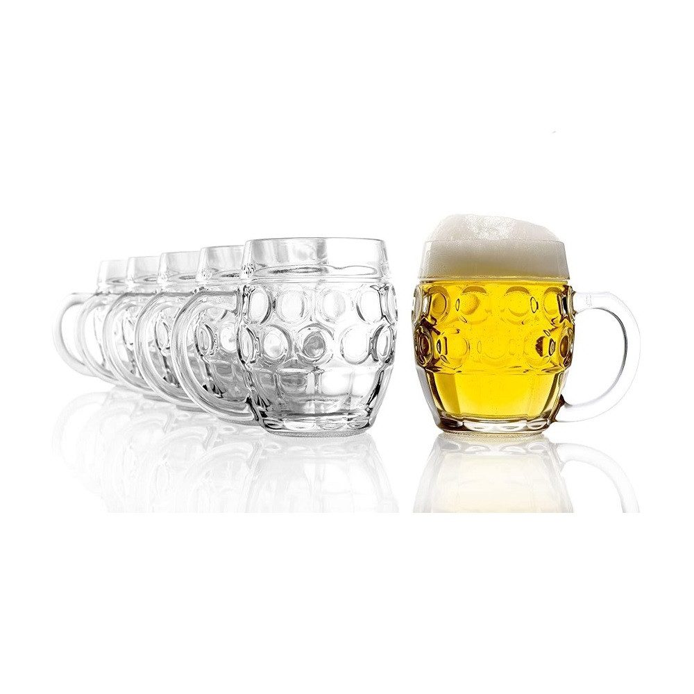 Stölzle-Oberglas Bierglas Stölzle Oberglas Tübinger Bierkrug 0,4 l 6er Set, Kristallglas