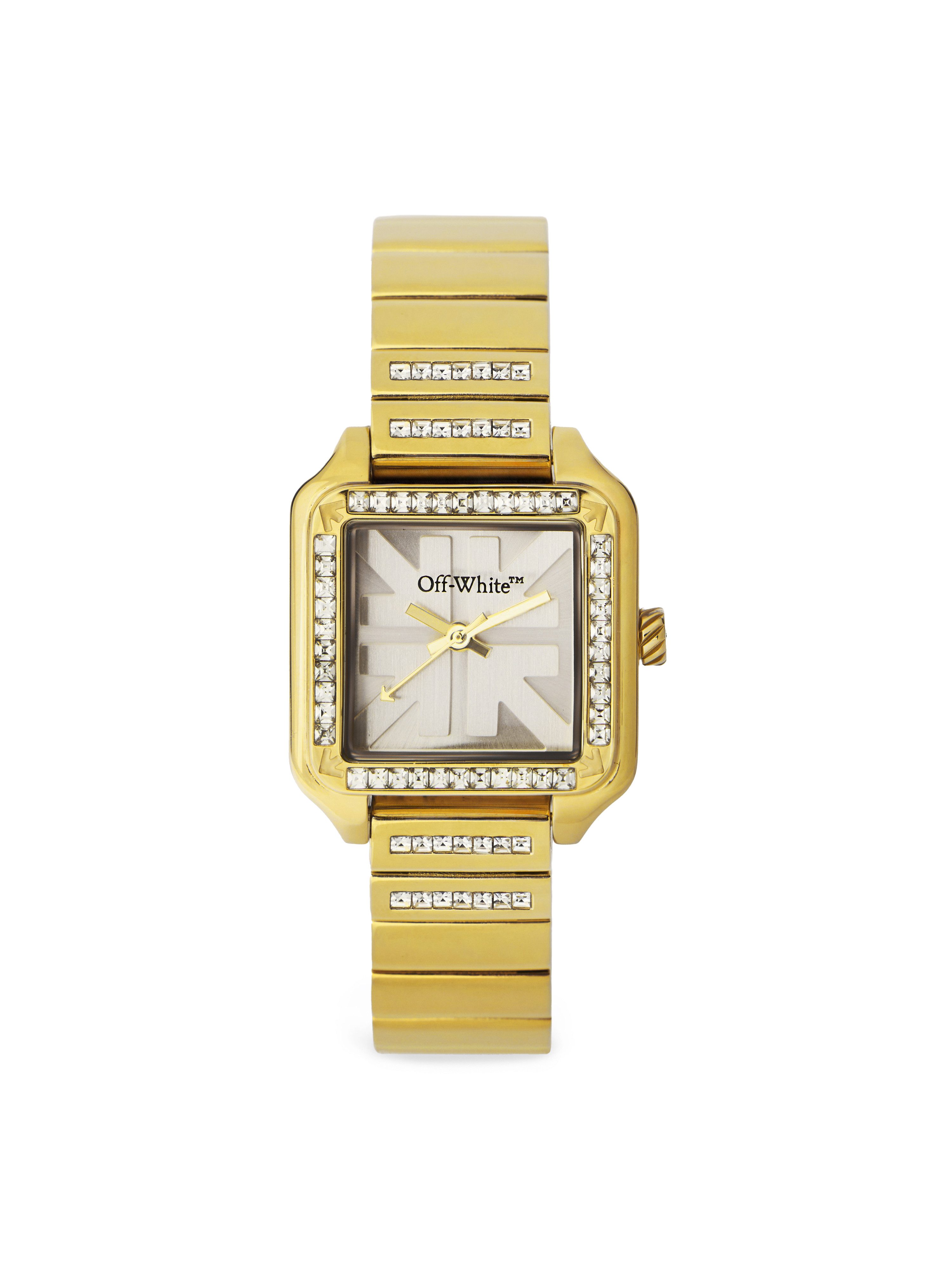 OFF-WHITE Quarzuhr AFTER HOURS OW1L032M0065, Armbanduhr, Damenuhr, Edelstahlarmband, analog