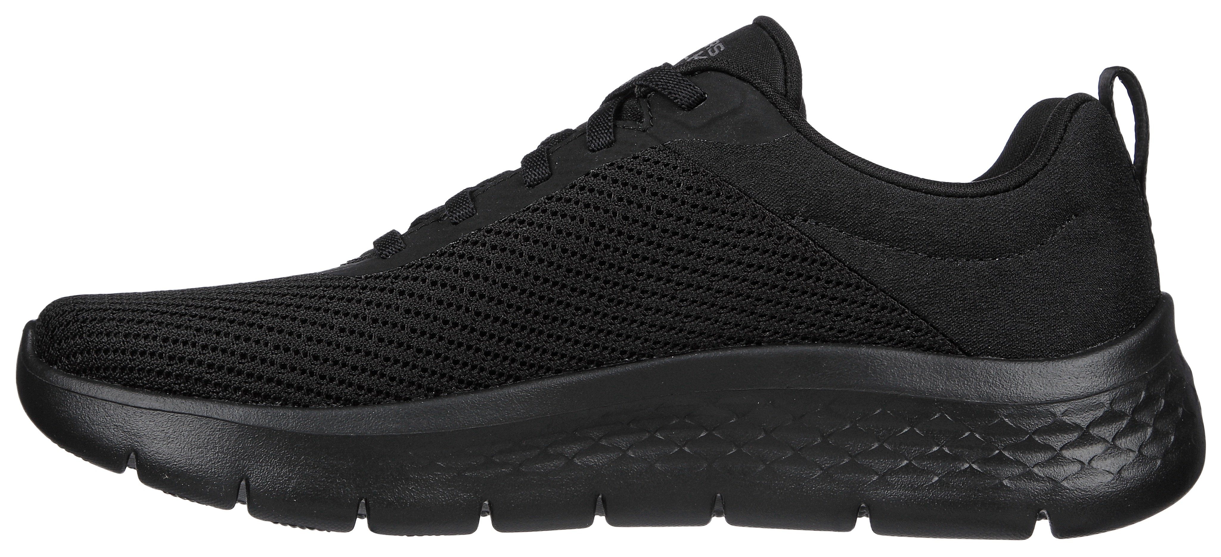 Skechers Slip-On Sneaker ALANI für WALK GO geeignet schwarz-uni FLEX Maschinenwäsche