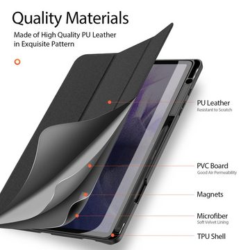 Dux Ducis Tablet-Hülle Domo Hartschale mit Smart Sleep für Samsung Galaxy Tab S9 FE Plus