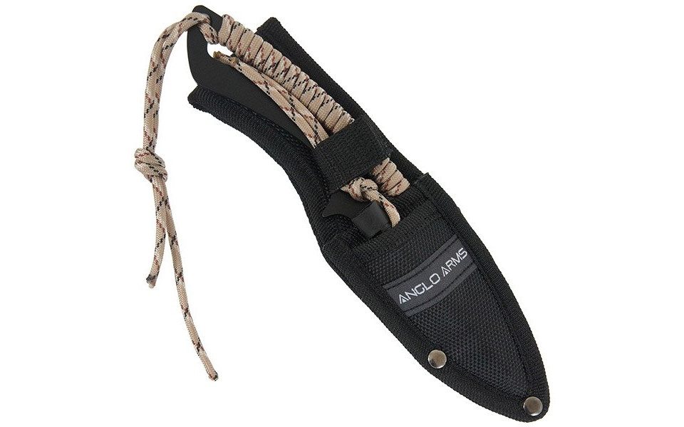 Anglo Arms Universalmesser Anglo Arms Integralmesser, Outdoormesser mit Feuerstarter, schwarz, (3 St)