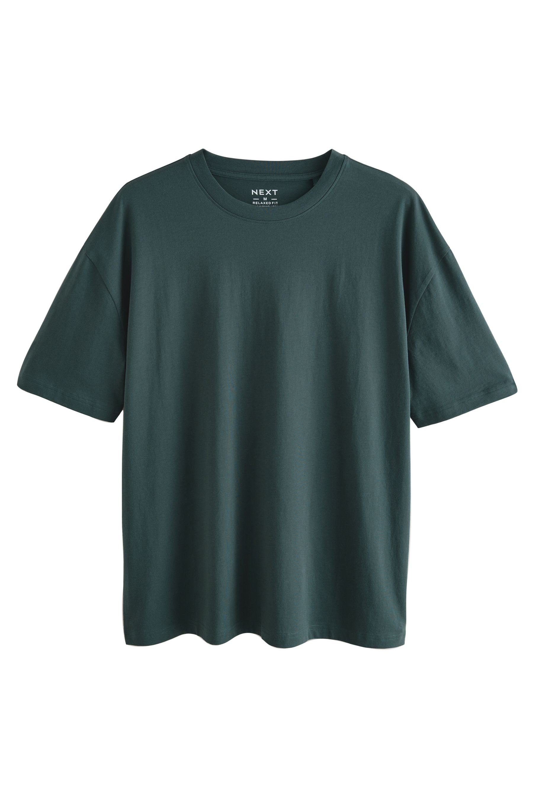 Next T-Shirt Rundhals-T-Shirt im Relaxed Fit günstig online kaufen