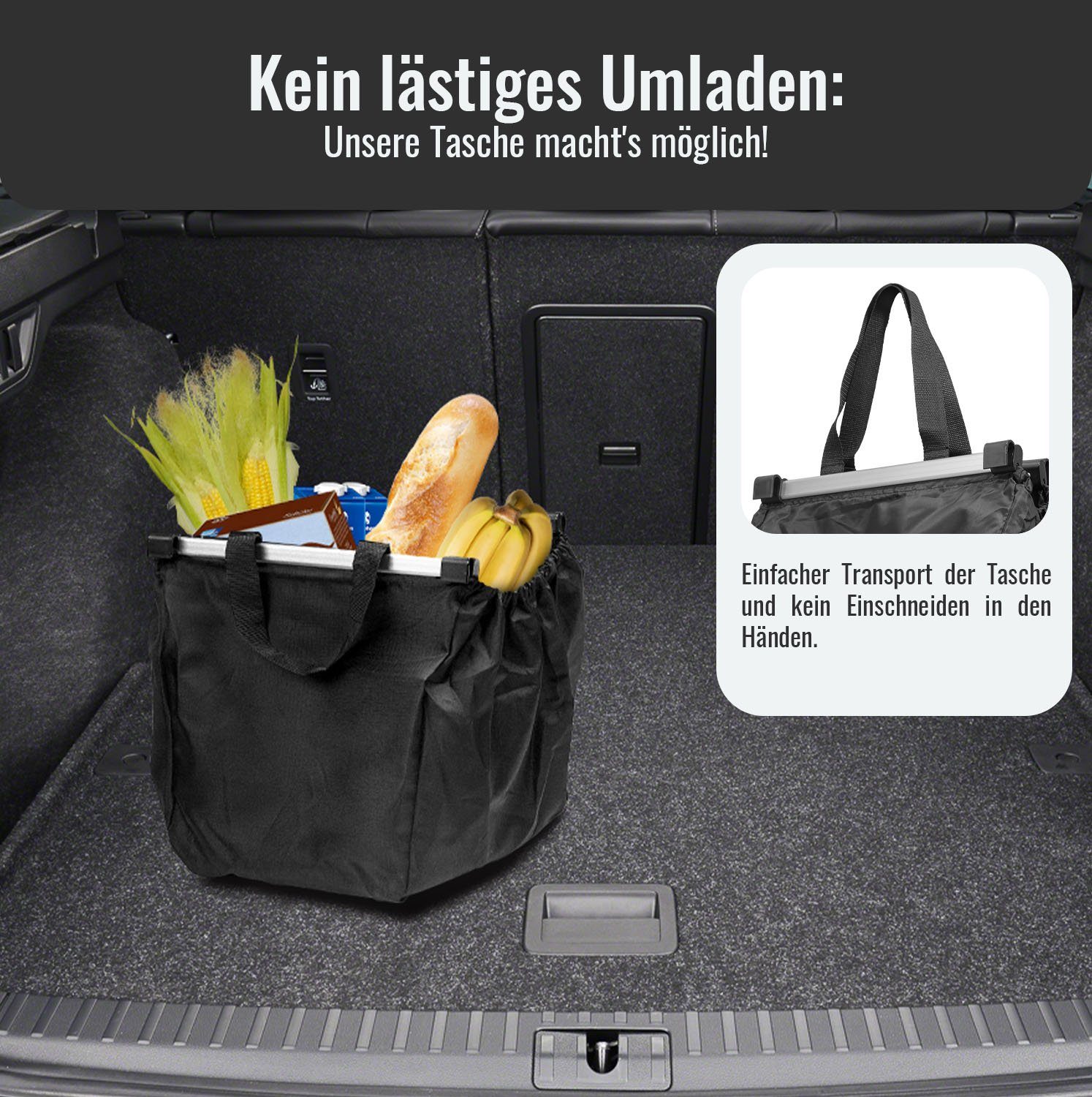 achilles Einkaufsshopper Easy-Shopper "Alu" Einkaufswagentasche passend für den Einkaufswagen, 40 l