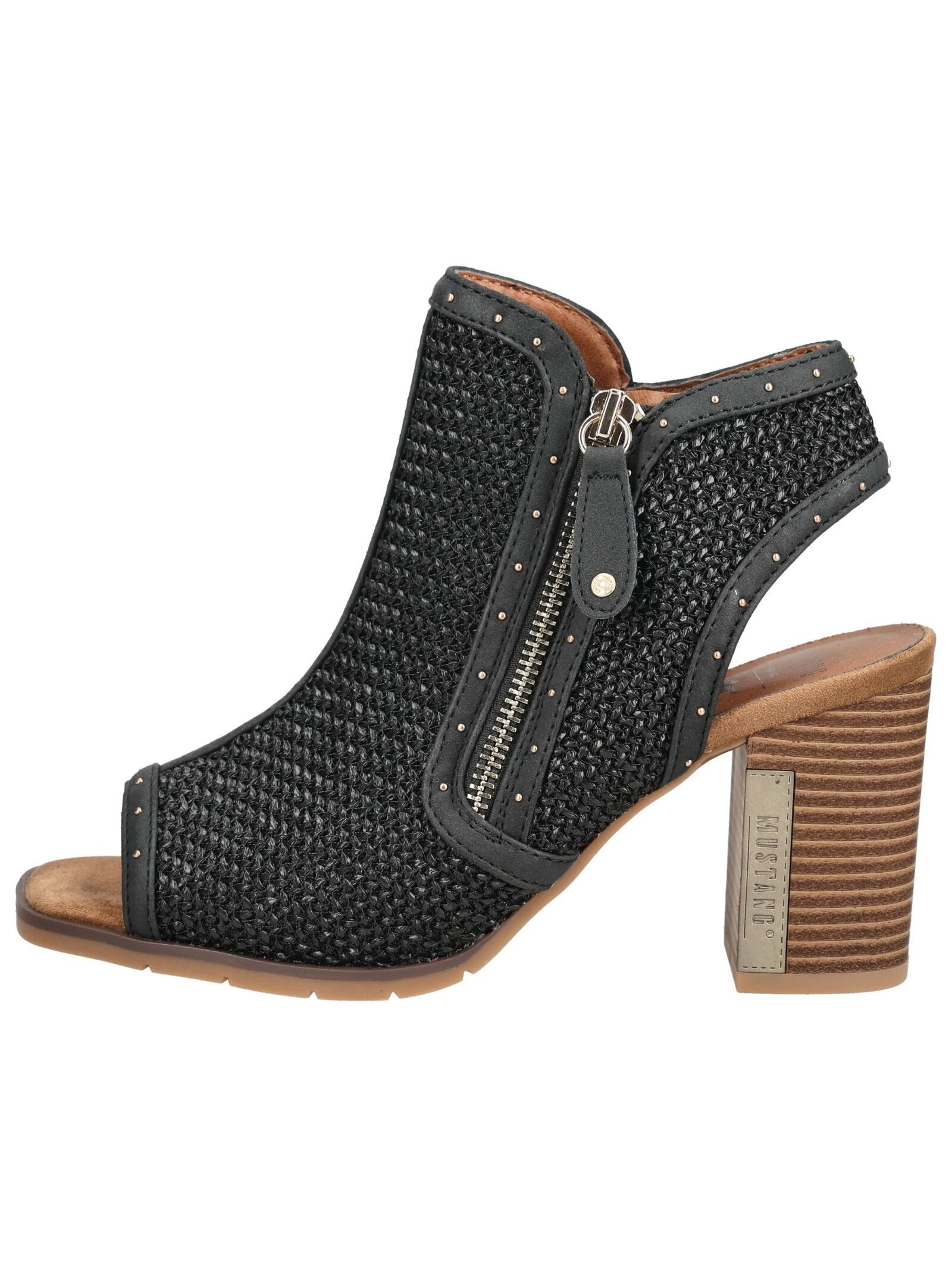 Mustang Shoes Mustang Shoes Sandalen Lederimitat/Textil High-Heel-Sandalette