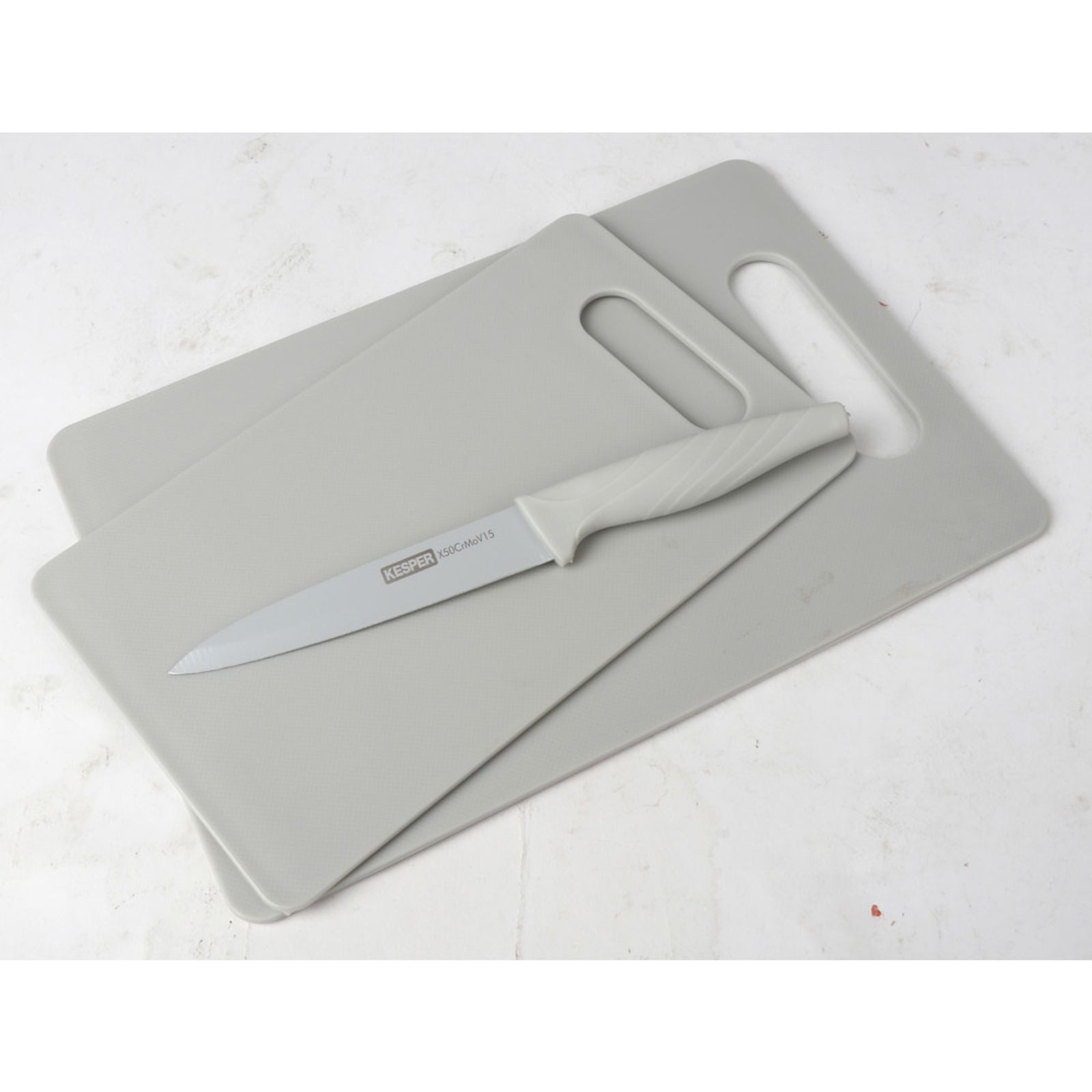 Kesper Schneidebrett Schneidebrett 3er Set mit Ножи 12,5 cm 4er Pack