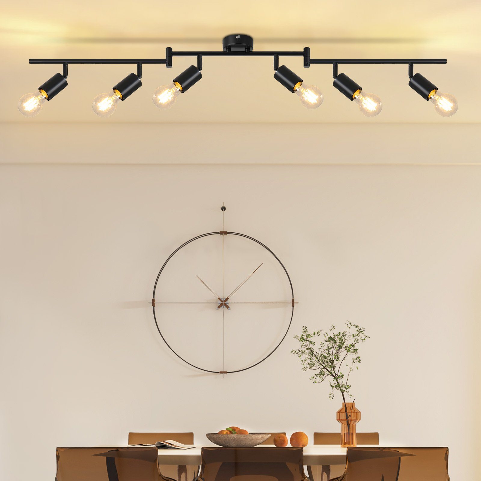 ZMH Deckenstrahler Schwarz Deckenlampe - Schwenkbar günstig online kaufen
