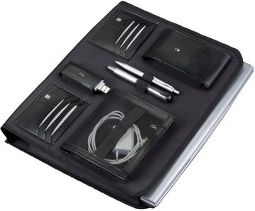 fixbag Business-Koffer Aluminiumkoffer Attaché, silberfarben matt, mit Laptopfach