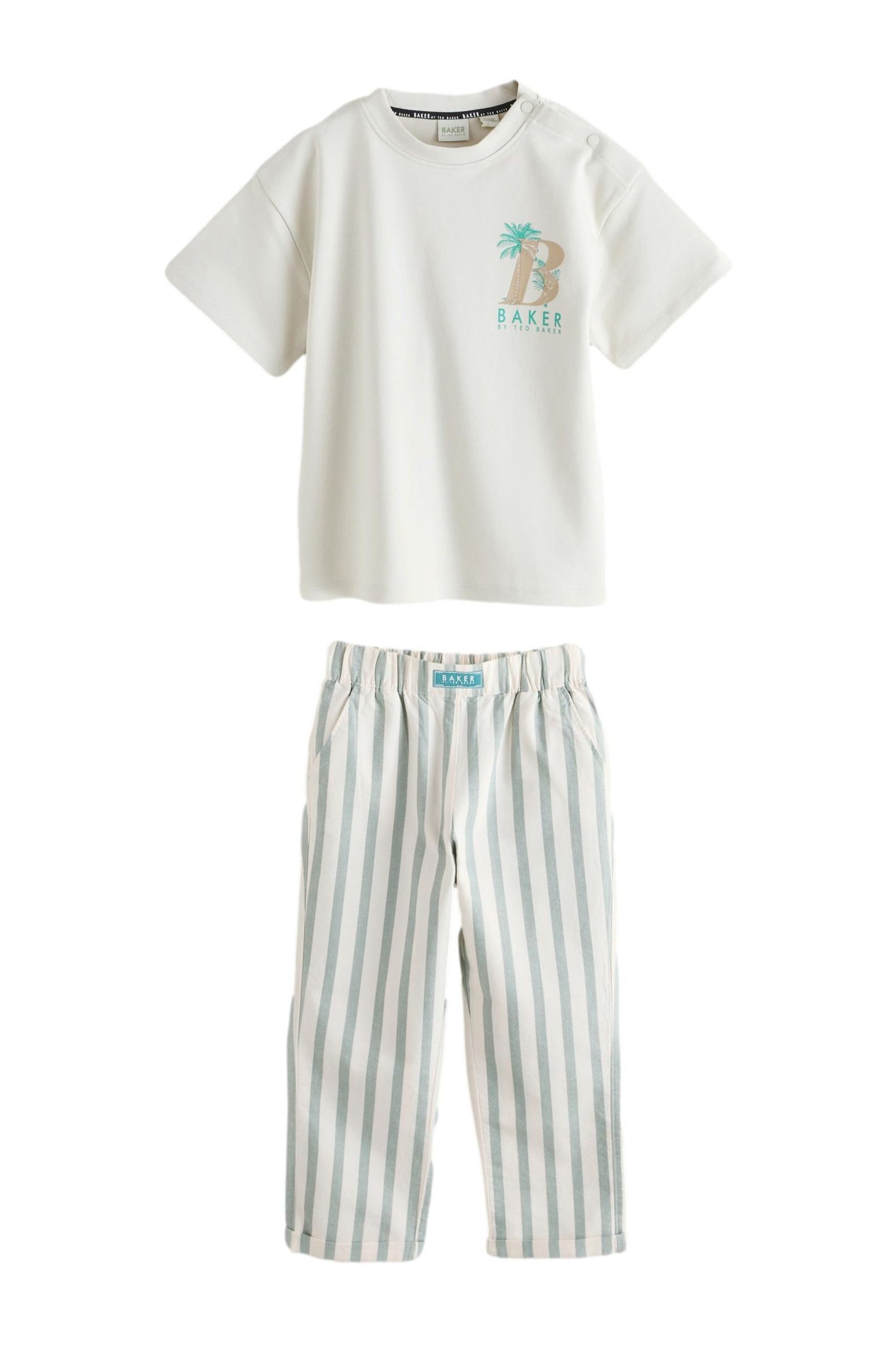 Top & Hose Baker by Ted Baker Shirt und gestreifte Hose