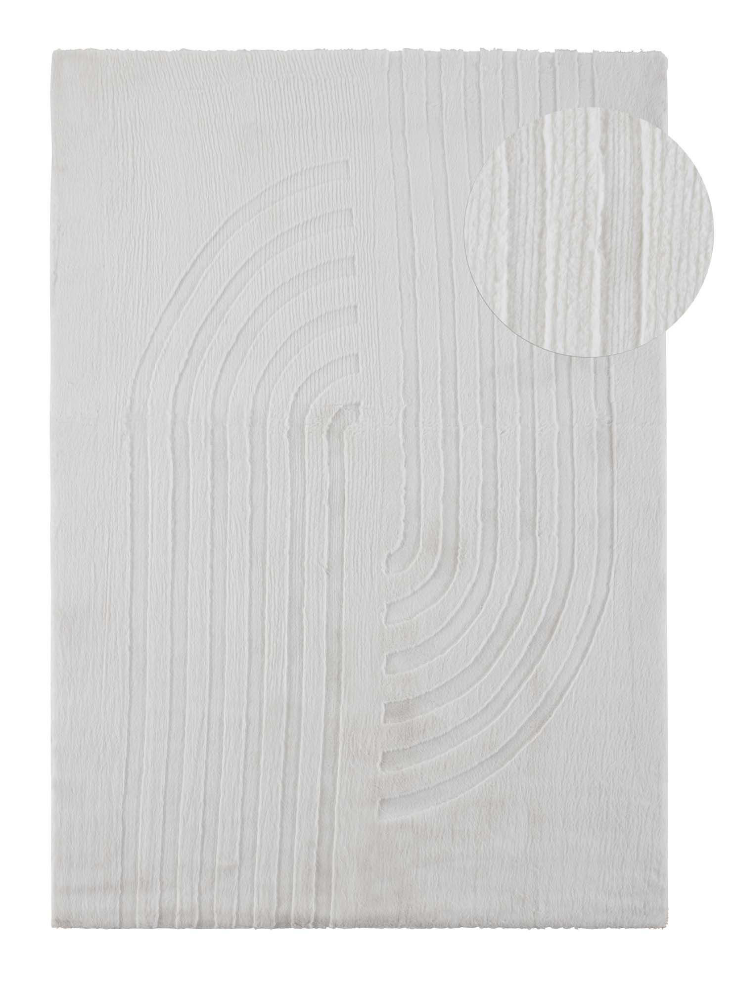 TaraCarpet Langflor-Teppich Tara Carpet Kodiak Twister Hasenfellteppich der Premiumklasse, rechteckig, Höhe: 25 mm, Wohnzimmer, Schlafzimmer, Esszimmer, Jugendz – Bild 2 von 5