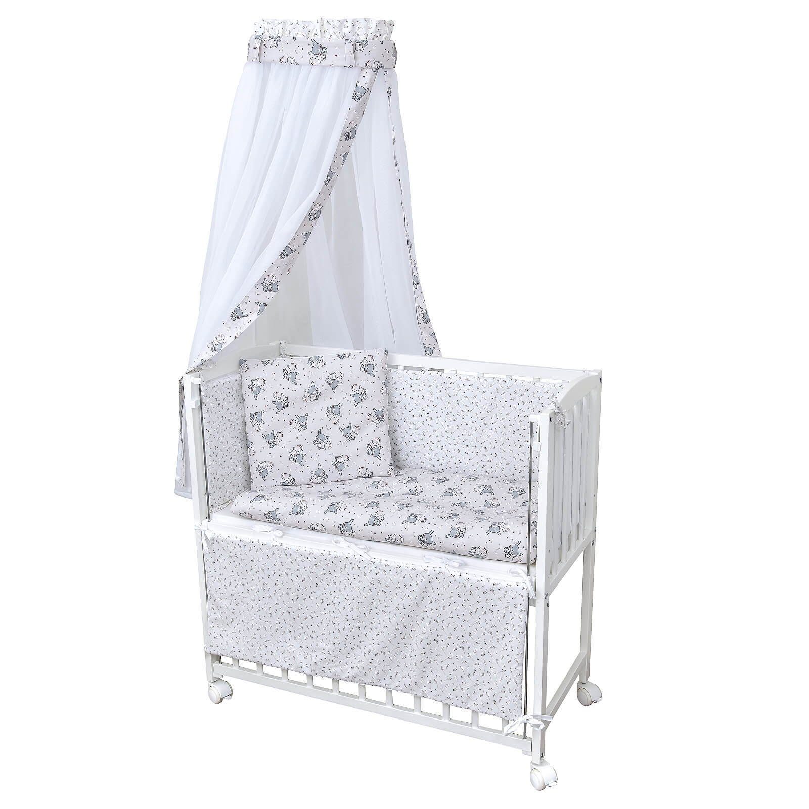Beistellbett Babybett kuschelhase Beige