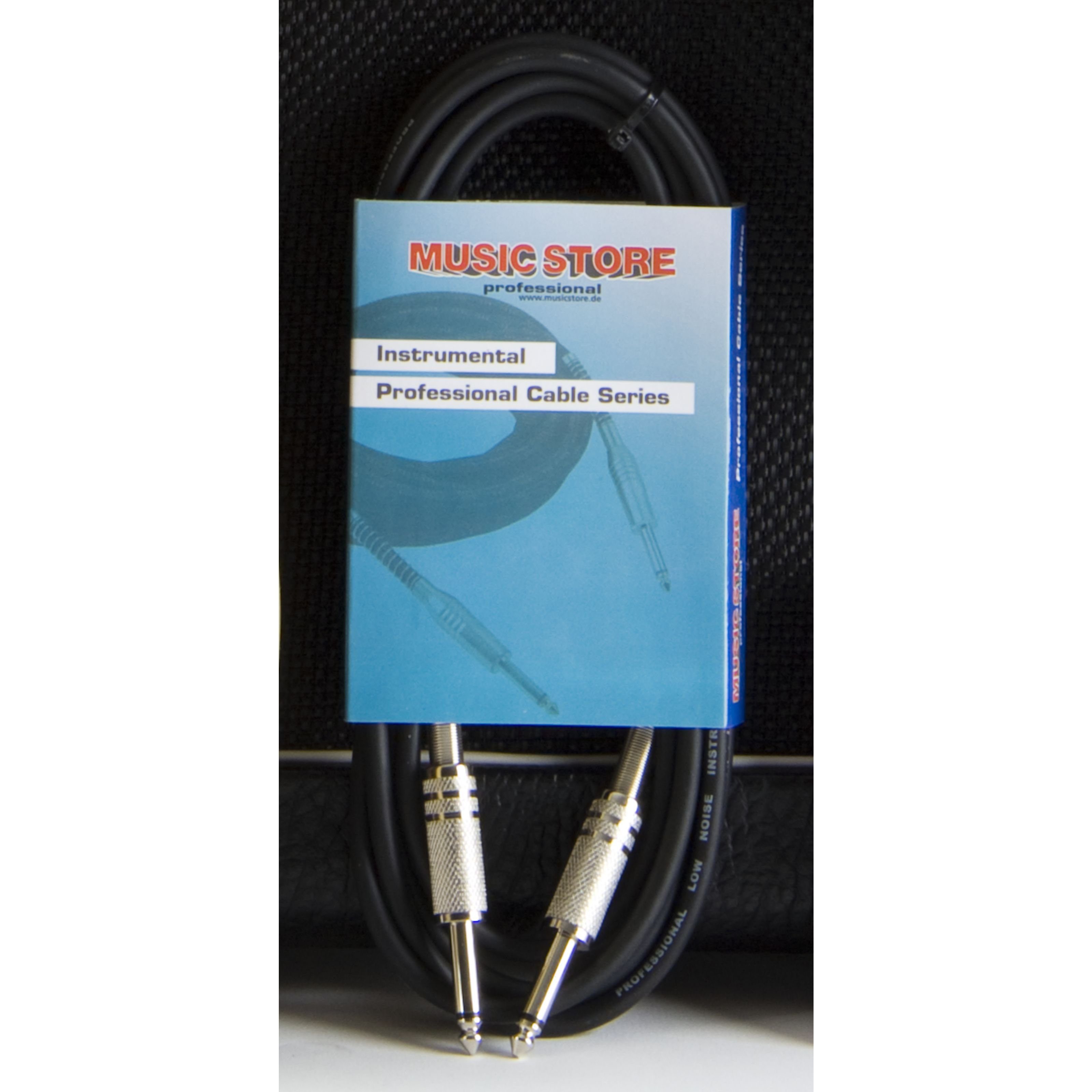 MUSIC STORE Instrumentenkabel, Instrumentenkabel, Klinkenkabel, vernickelte Kontakte